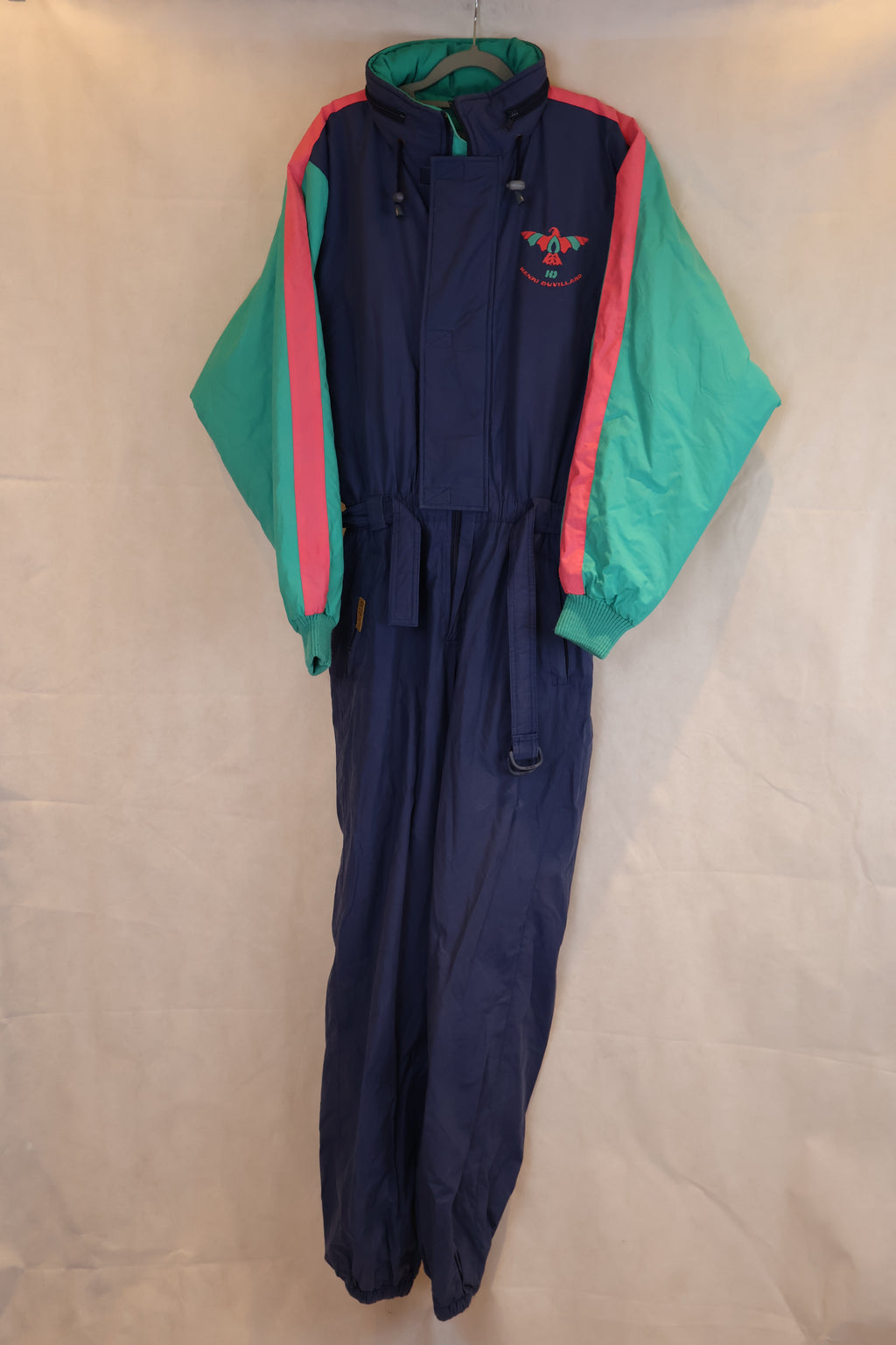 Vintage Skioverall von Henri  in Blau in M/L