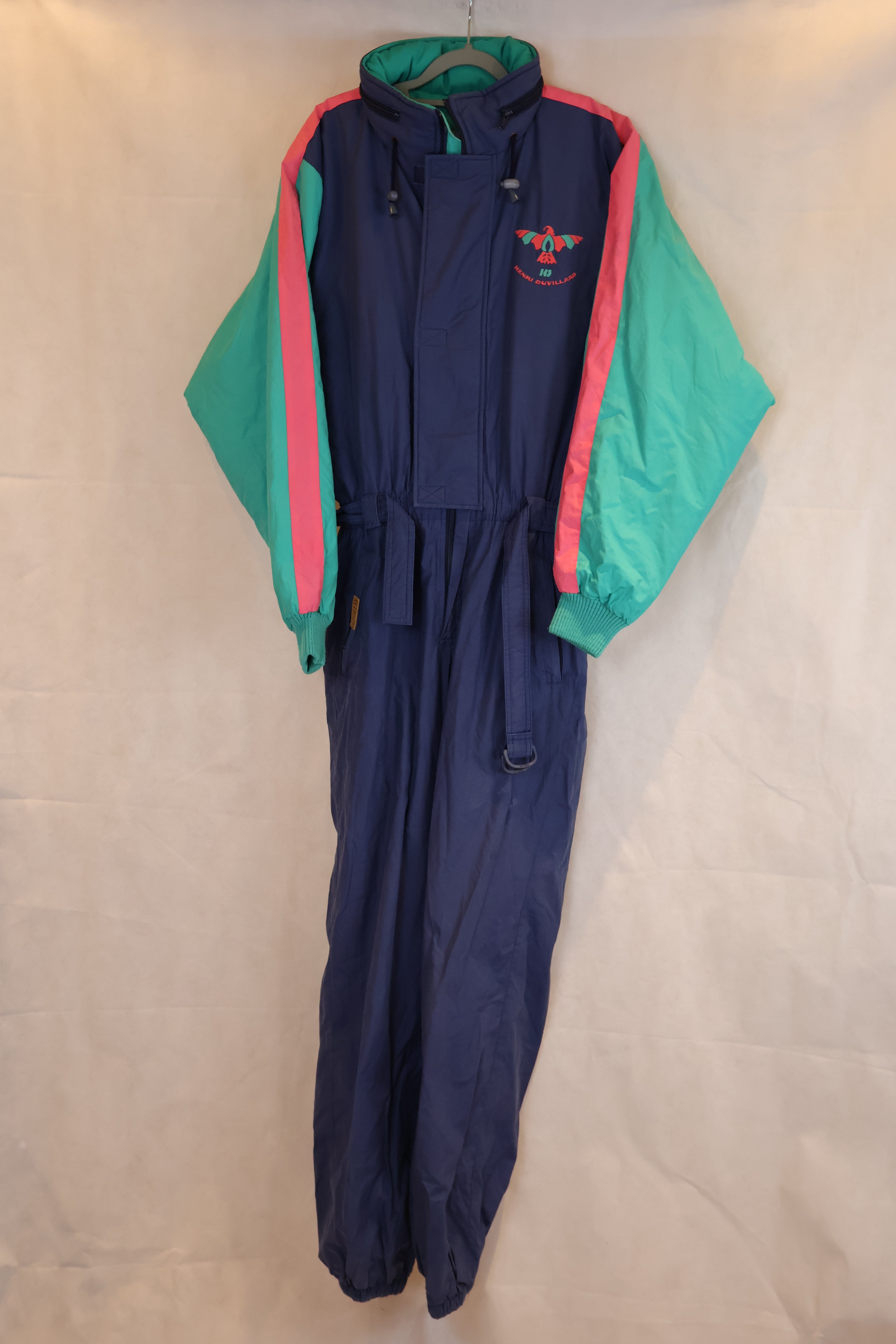 Vintage Skioverall von Henri  in Blau in M/L
