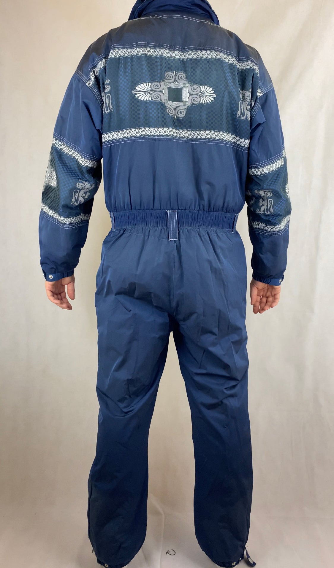 Vintage Skioverall in blau in L/XL