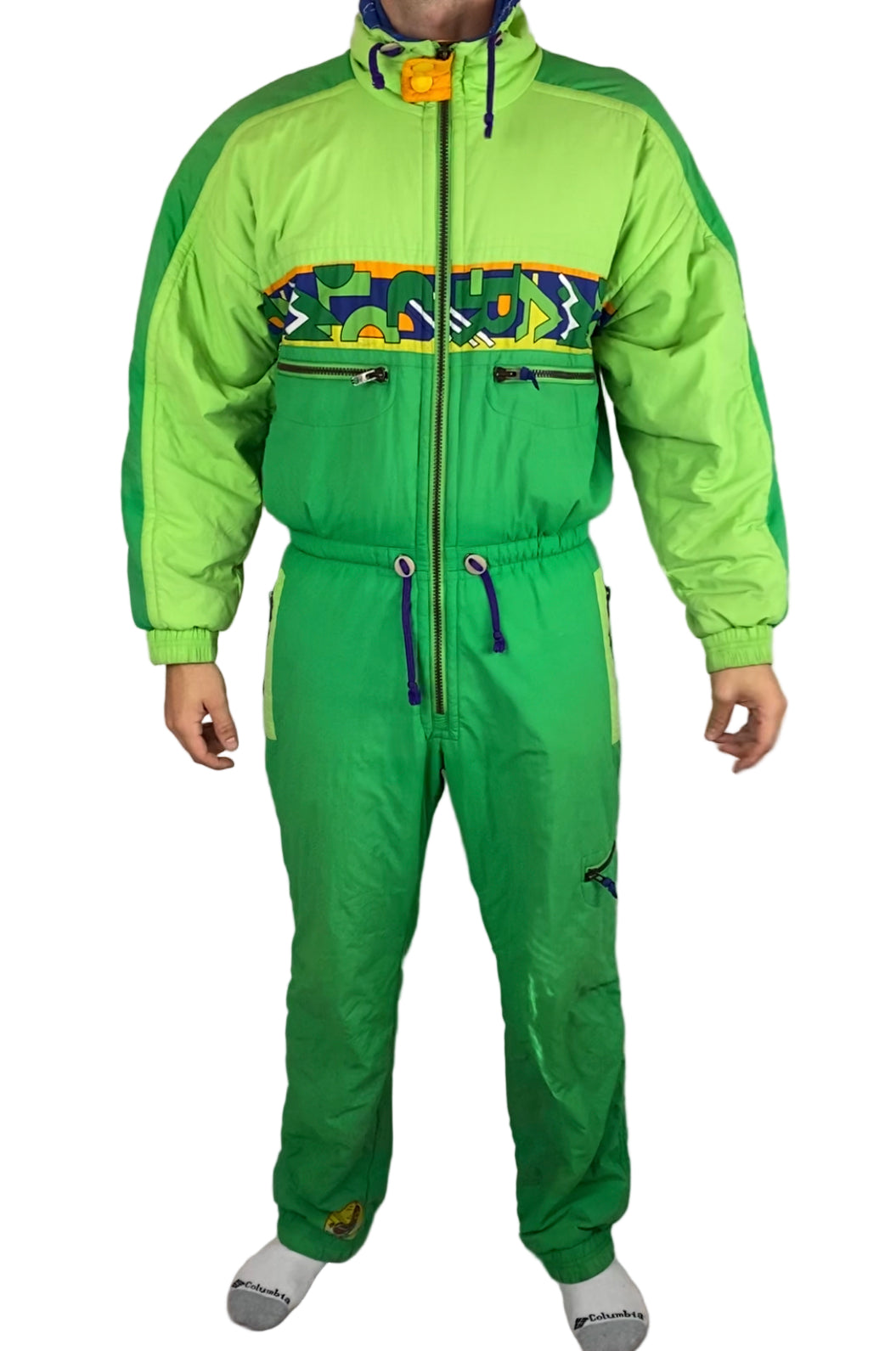 Vintage Skioveral von COLMARl in grün in L