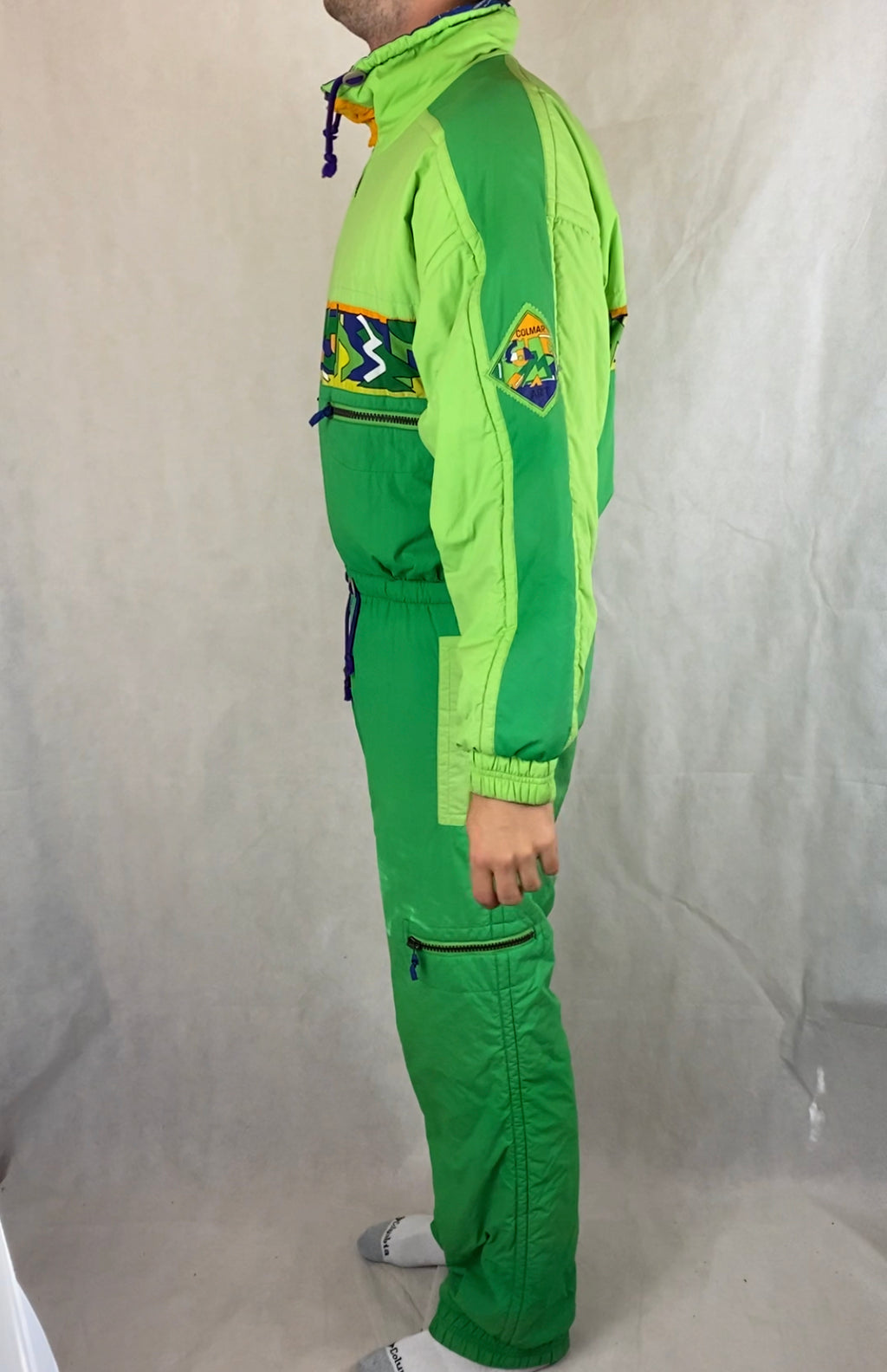 Vintage Skioveral von COLMARl in grün in L