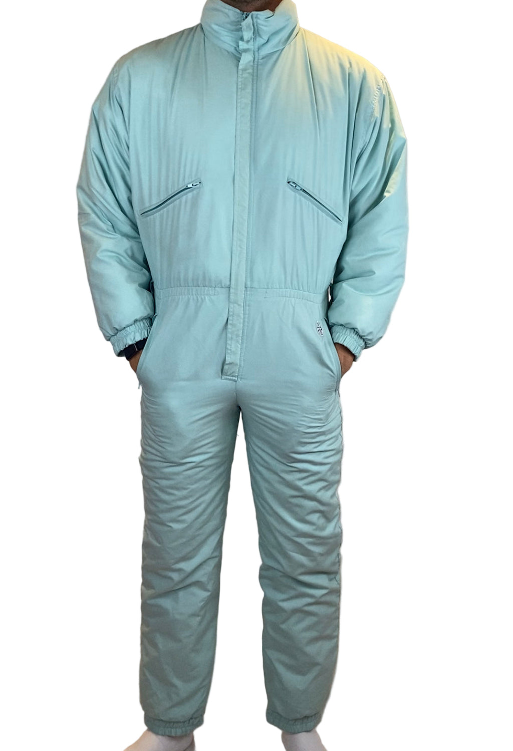 Vintage Skioverall von in turkis in M