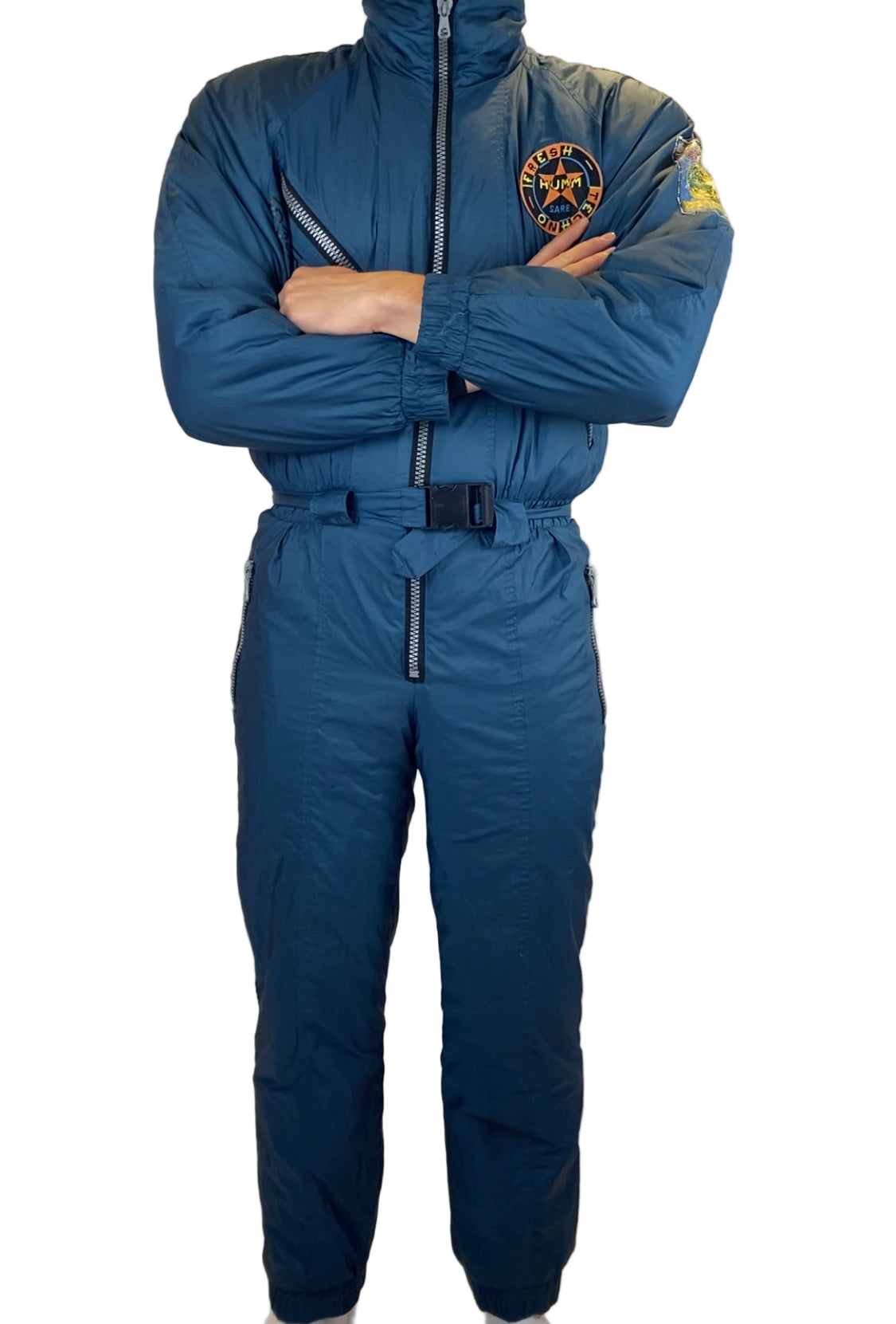 Vintage Skioverall von ELHO in Marineblau in M/L