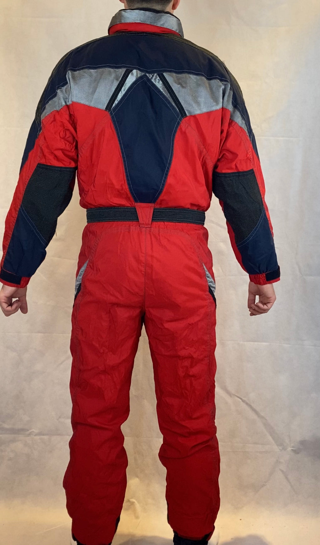Vintage Skioverall von COLMAR in rot in L in 52