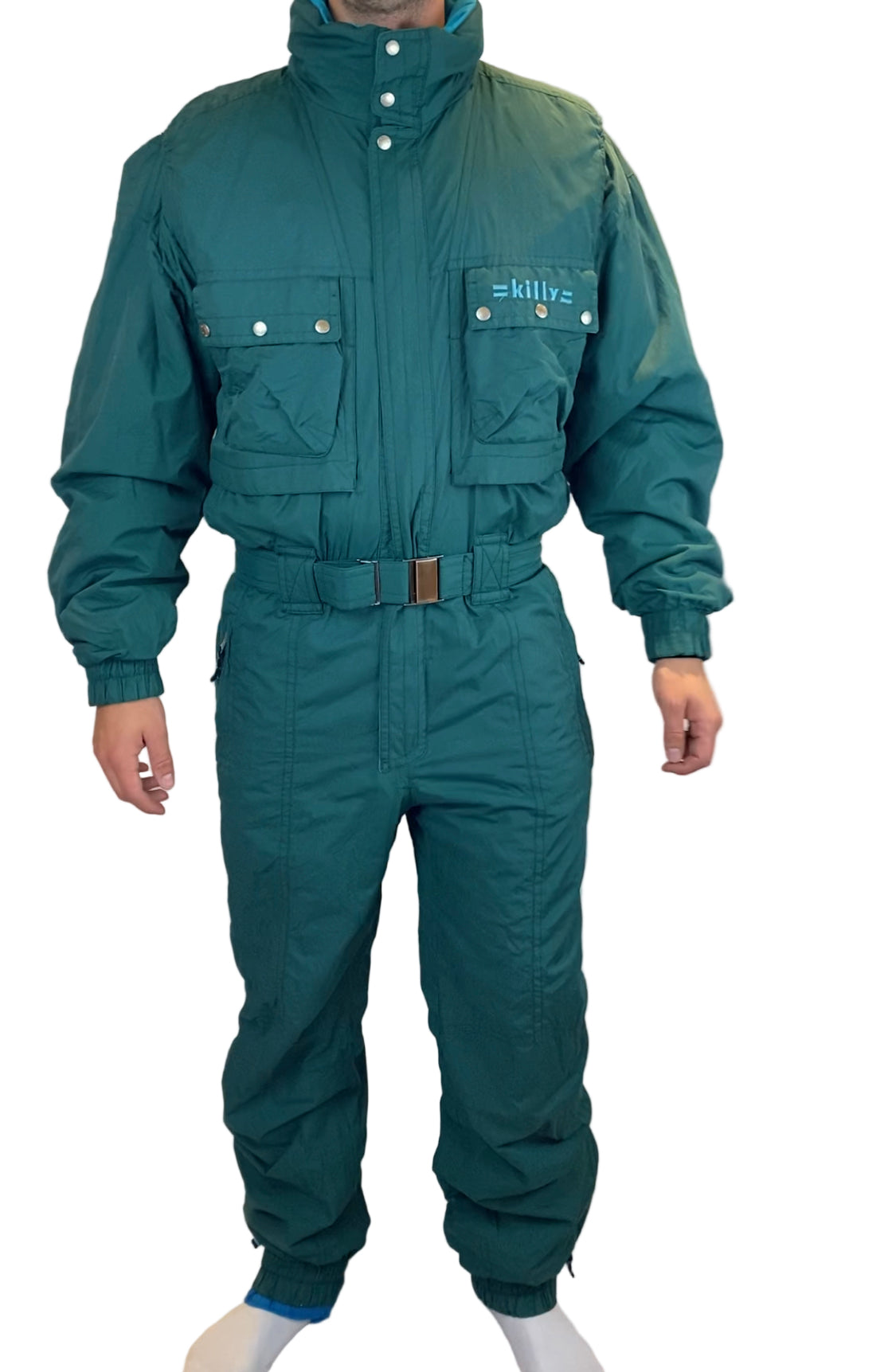 Vintage Skioverall von KILLY in L Turkis
