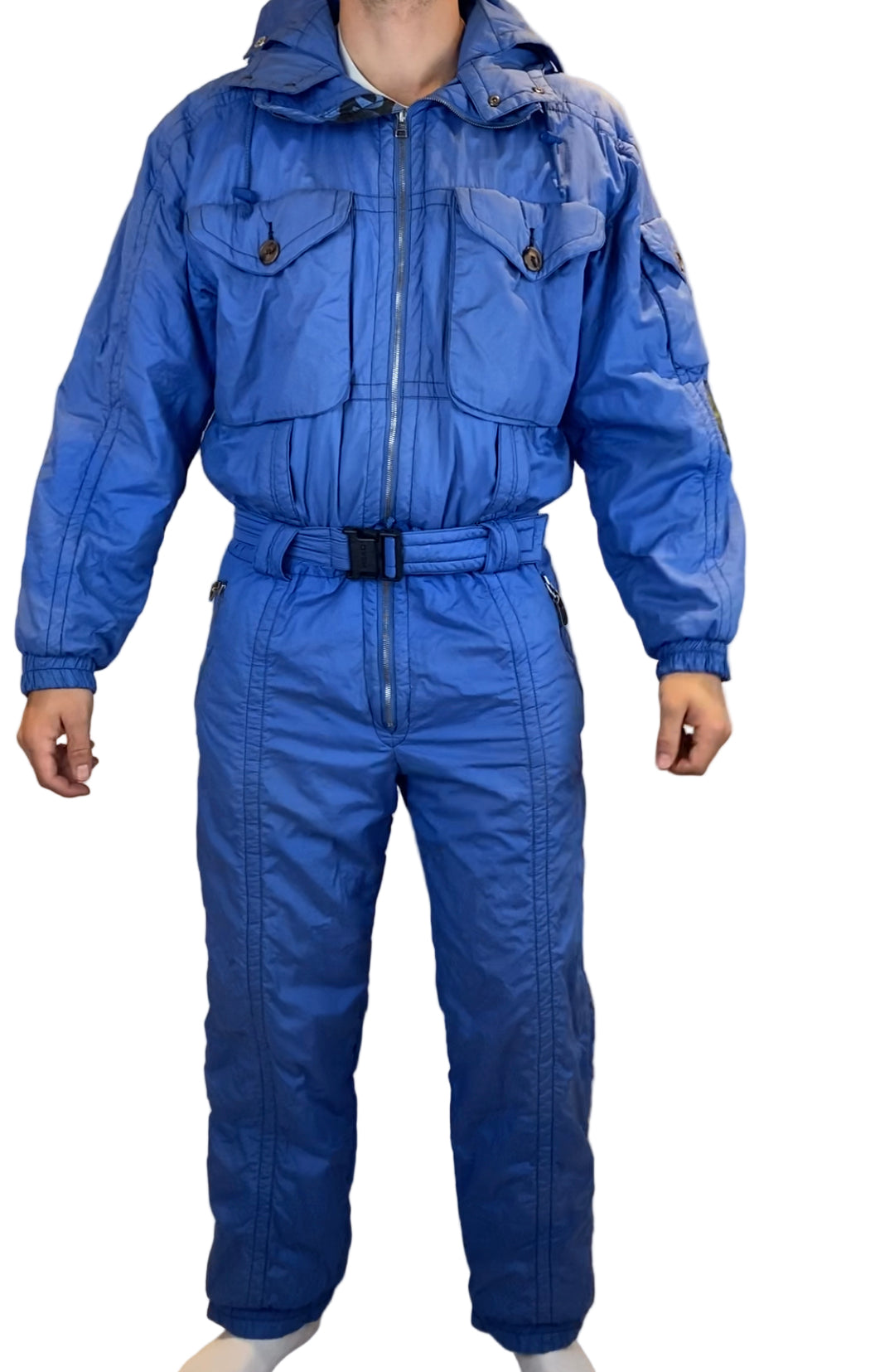 Vintage Skioverall von HEAD in M/L Hellblau EXLUSIV DESIGN