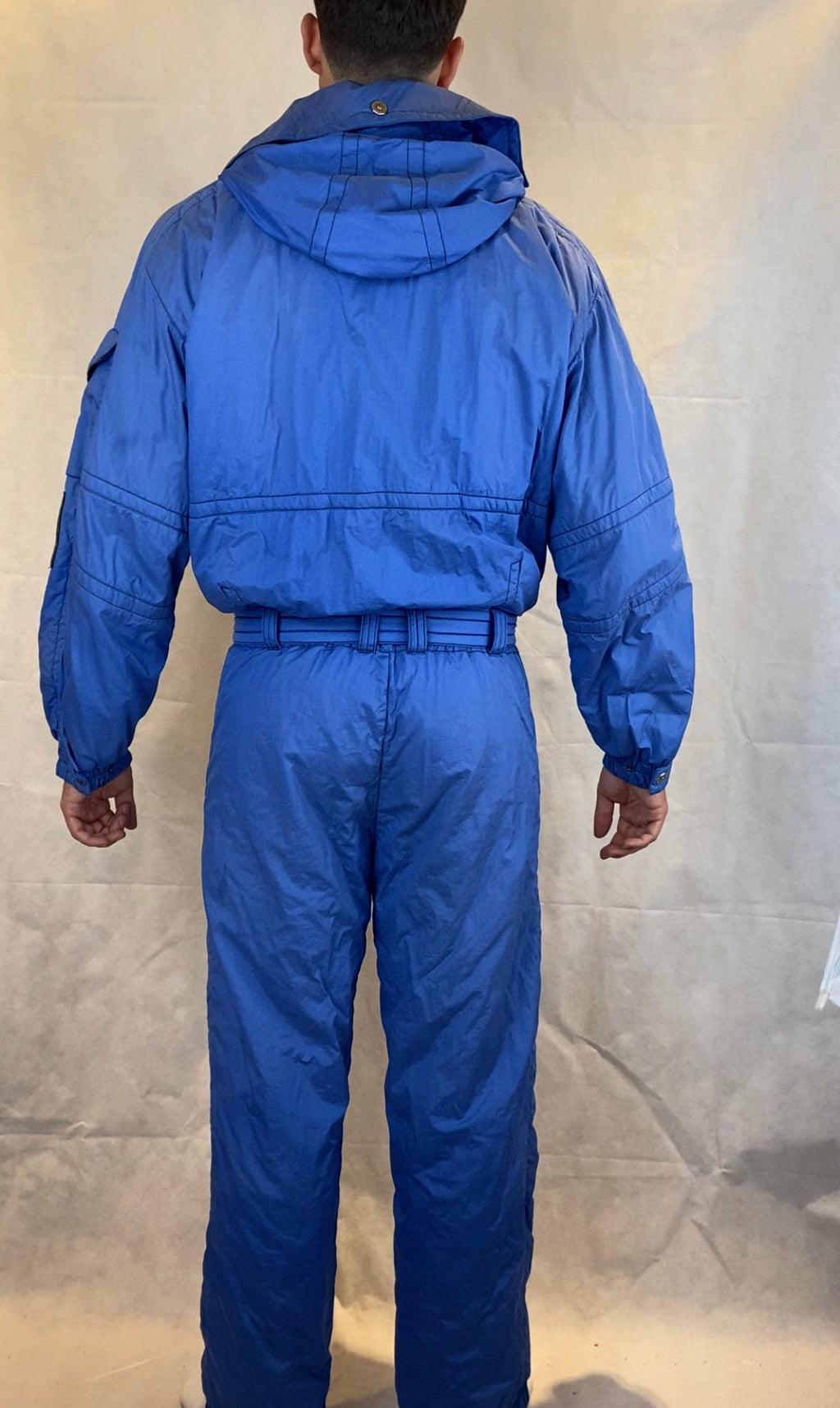Vintage Skioverall von HEAD in M/L Hellblau EXLUSIV DESIGN