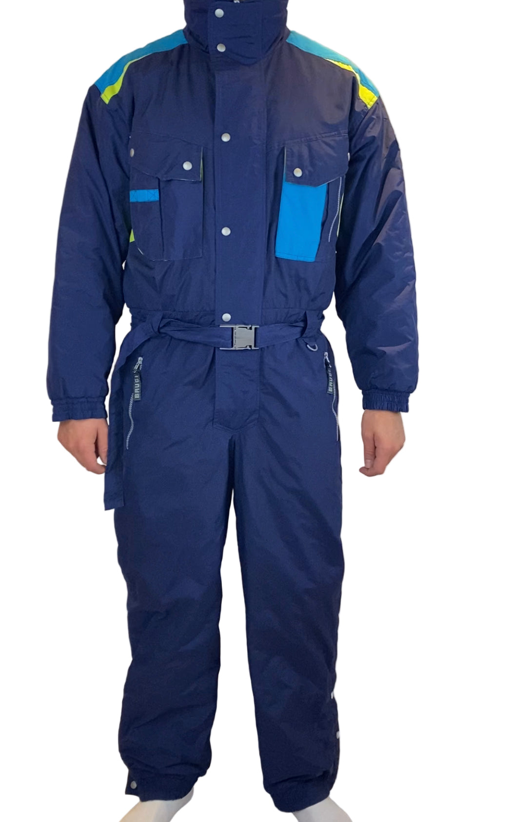 Vintage Skioverall von BRUGI in L/XL blau