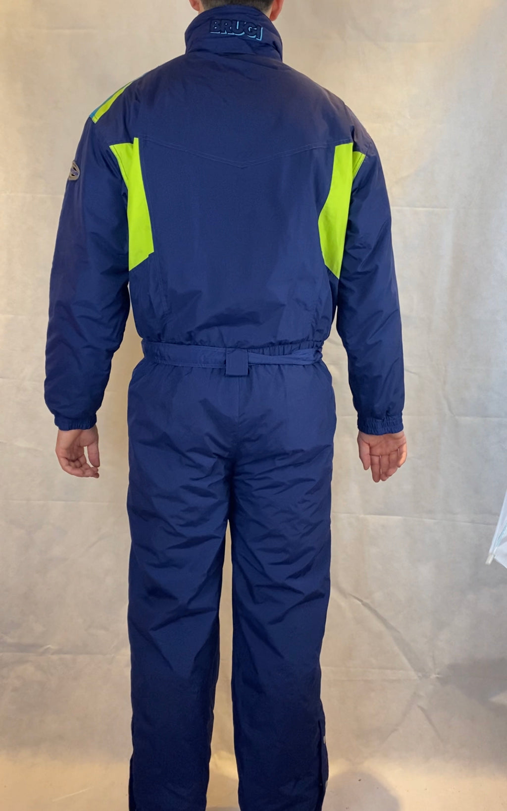 Vintage Skioverall von BRUGI in L/XL blau