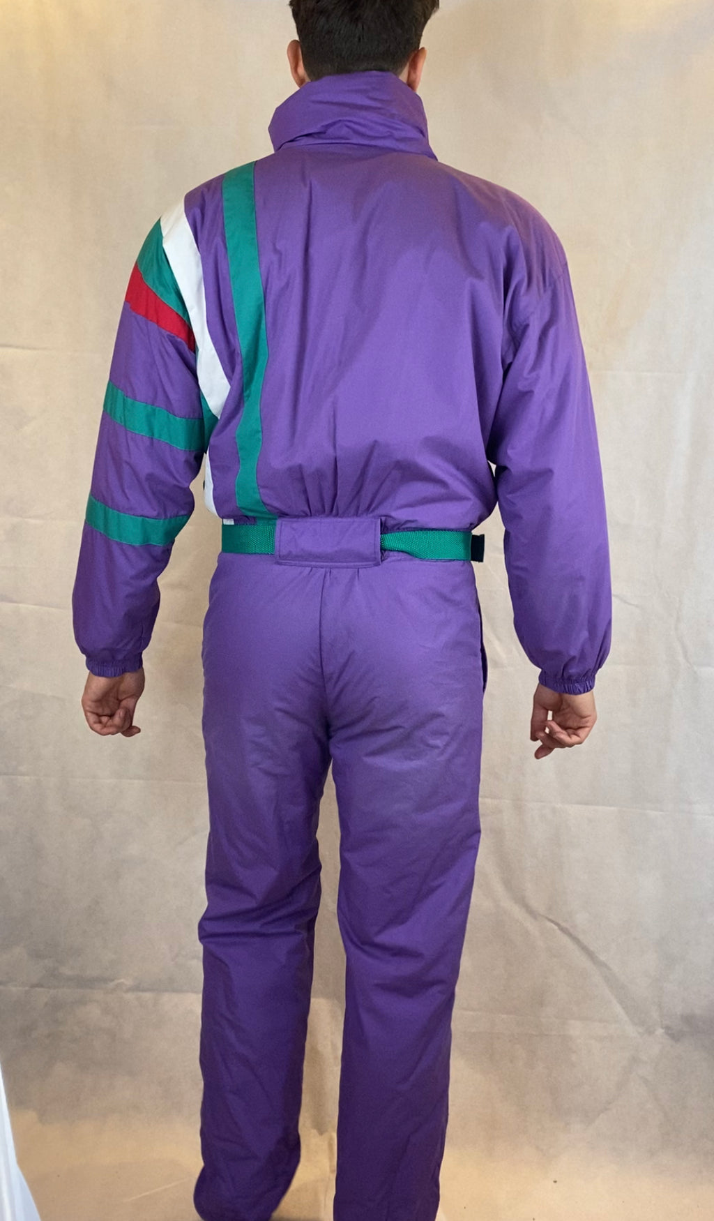 Vintage Skioverall von FILA in Lila/grün in L/XL size 52