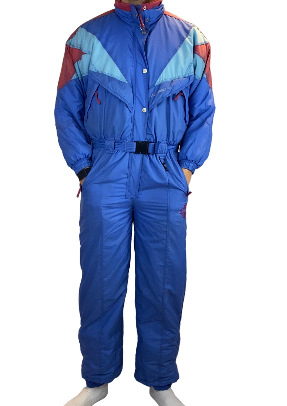 Vintage Skioverall von Wannabee in blau in M SIZE 42