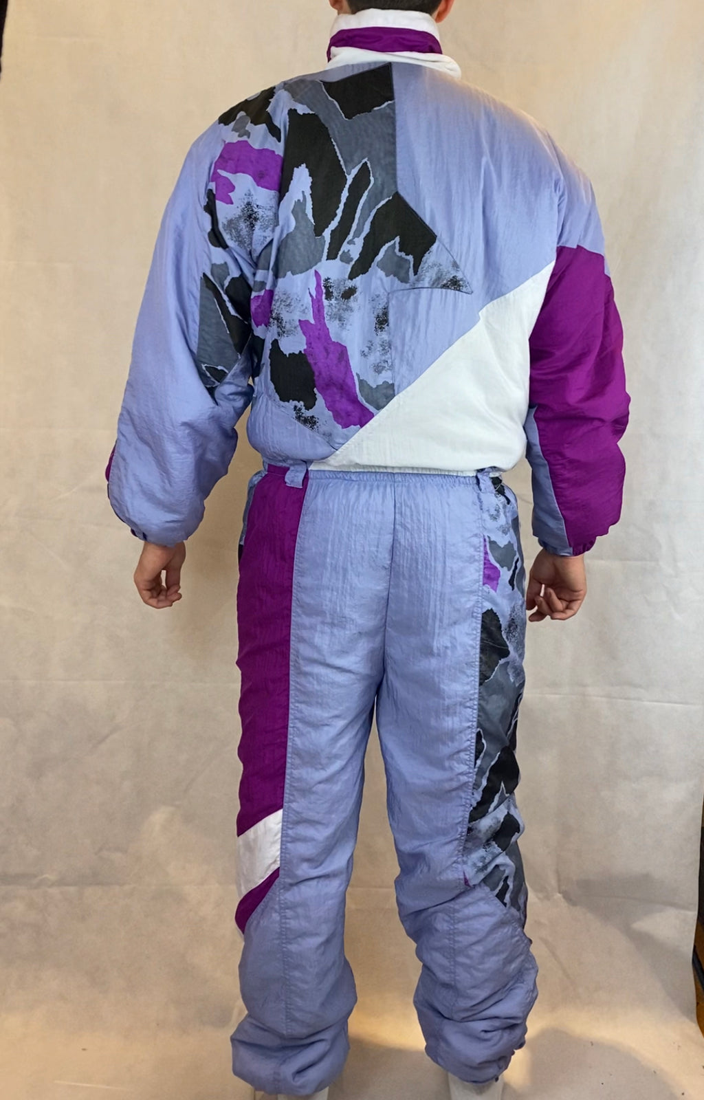 Vintage Skioverall von SnowSki in Lila in L