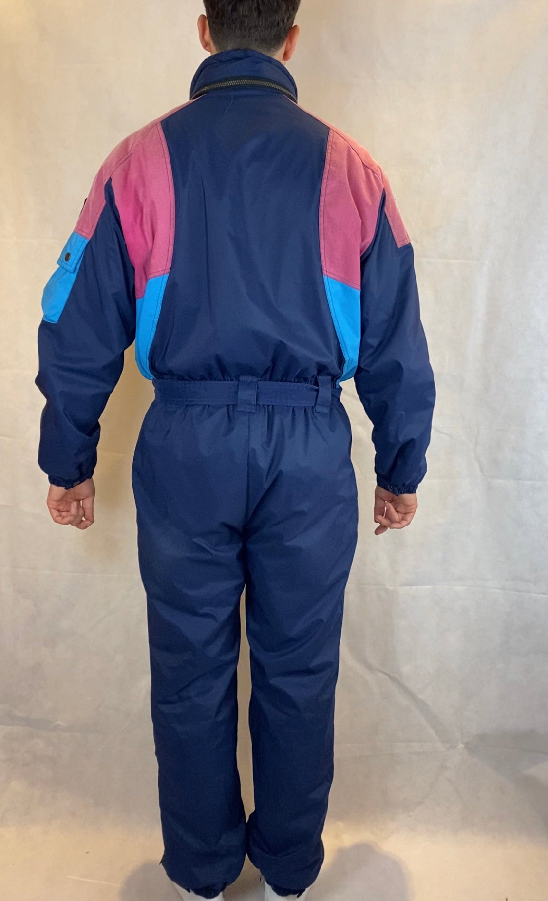 Vintage Skioverall von Dublin in Blau L/XL