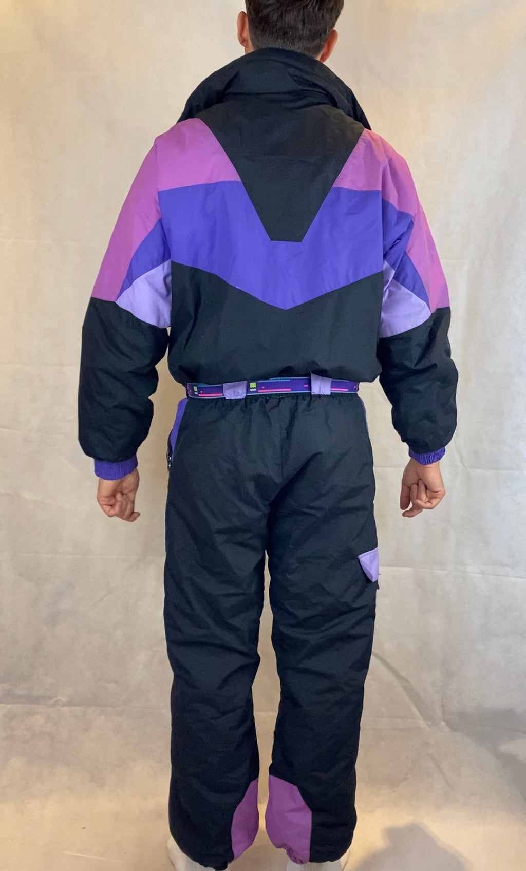 Vintage Skioverall von Tigara in Lila in L/XL SIZE 56