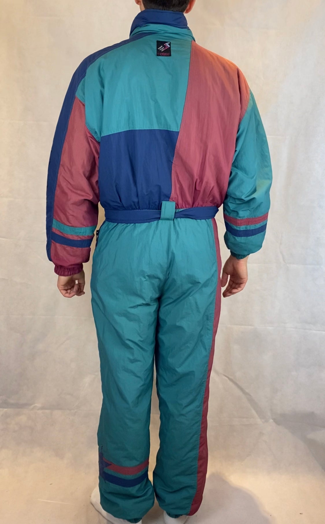 Vintage Skioverall von Etirel in blau M/L Size 50