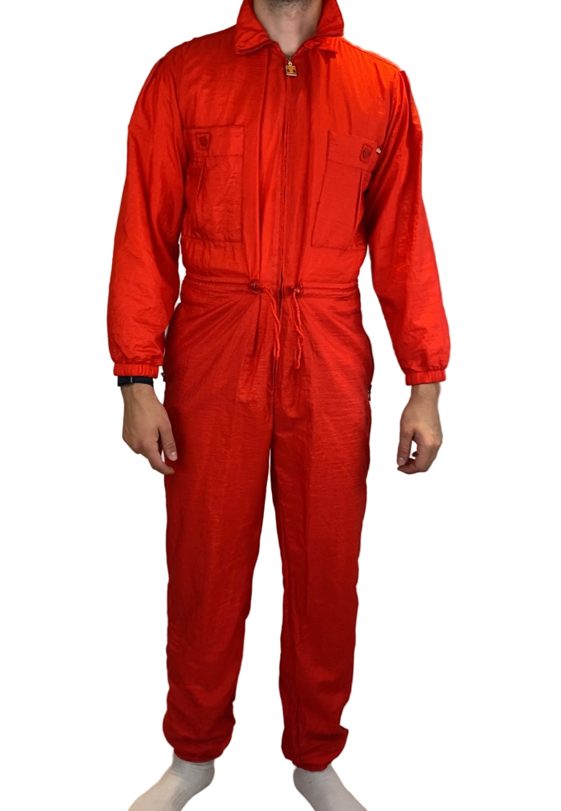 Vintage Skioverall von in rot in L