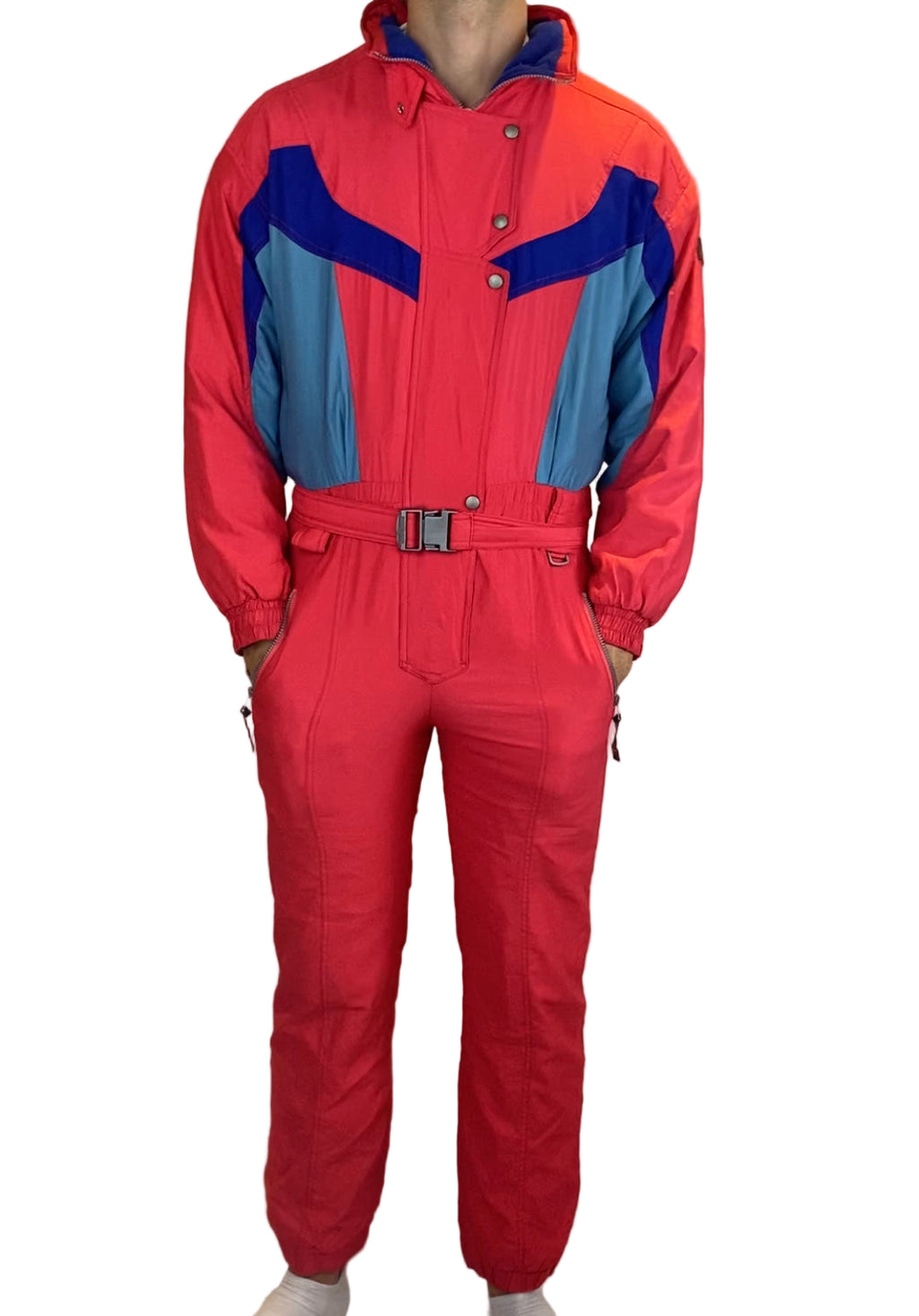 Vintage Skioverall von in rot in M
