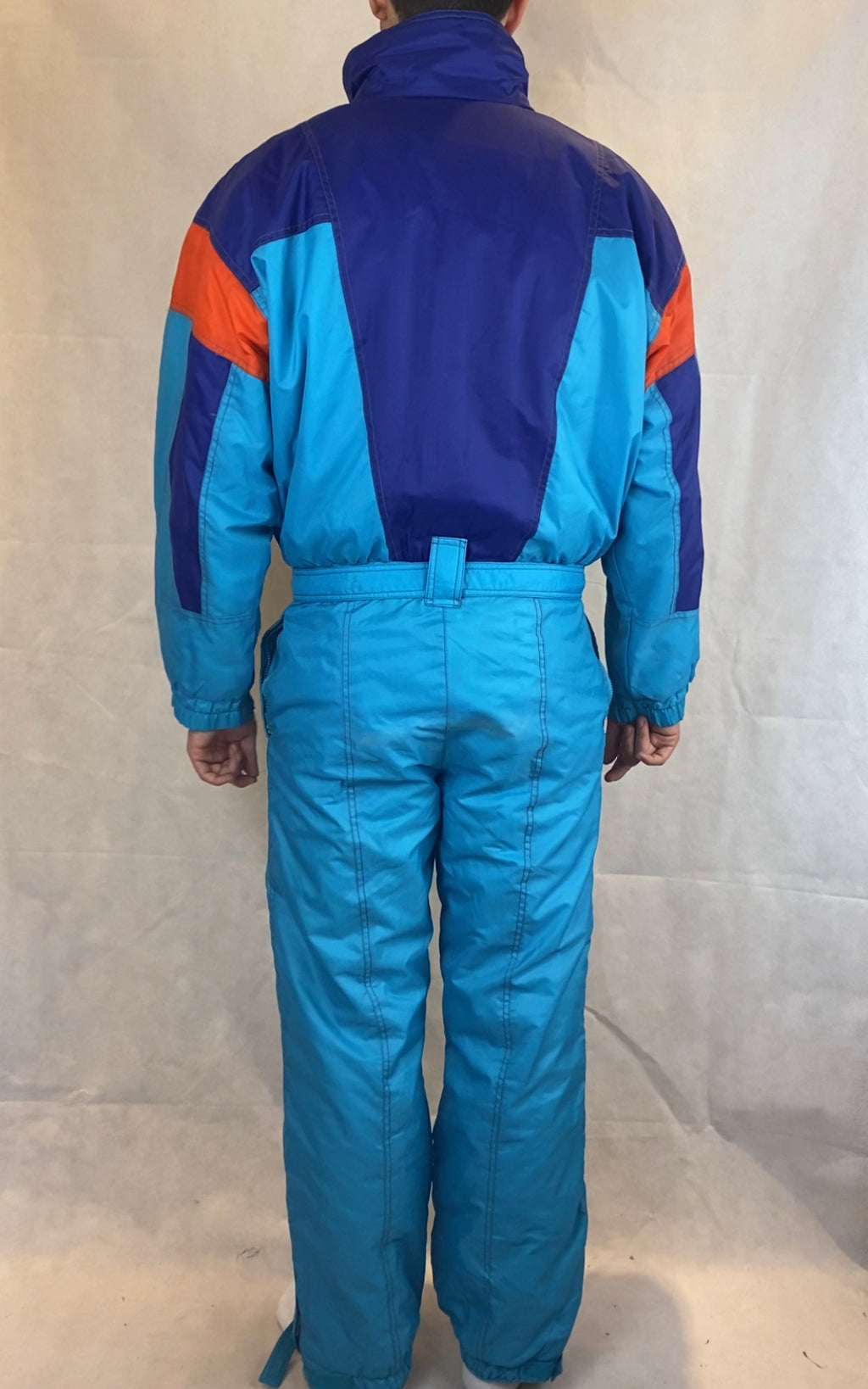 Vintage Skioverall von Ski dynasty in blau in L