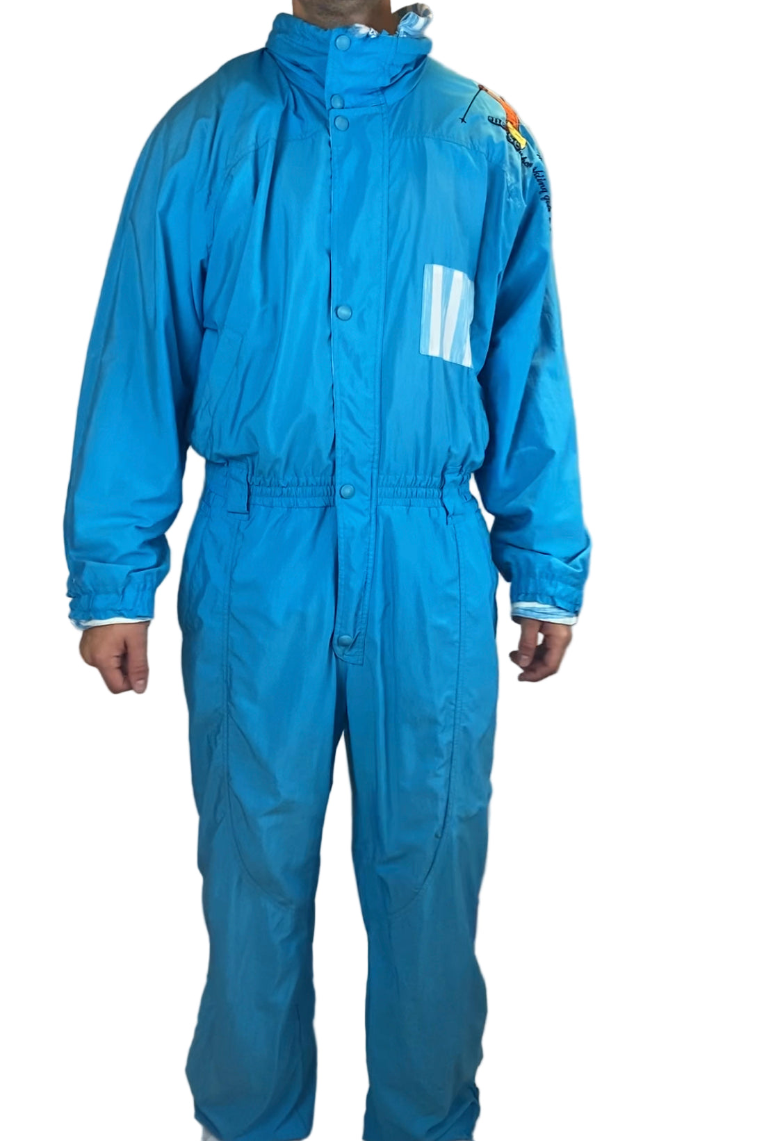 Vintage Skioverall von elesse in blau in L