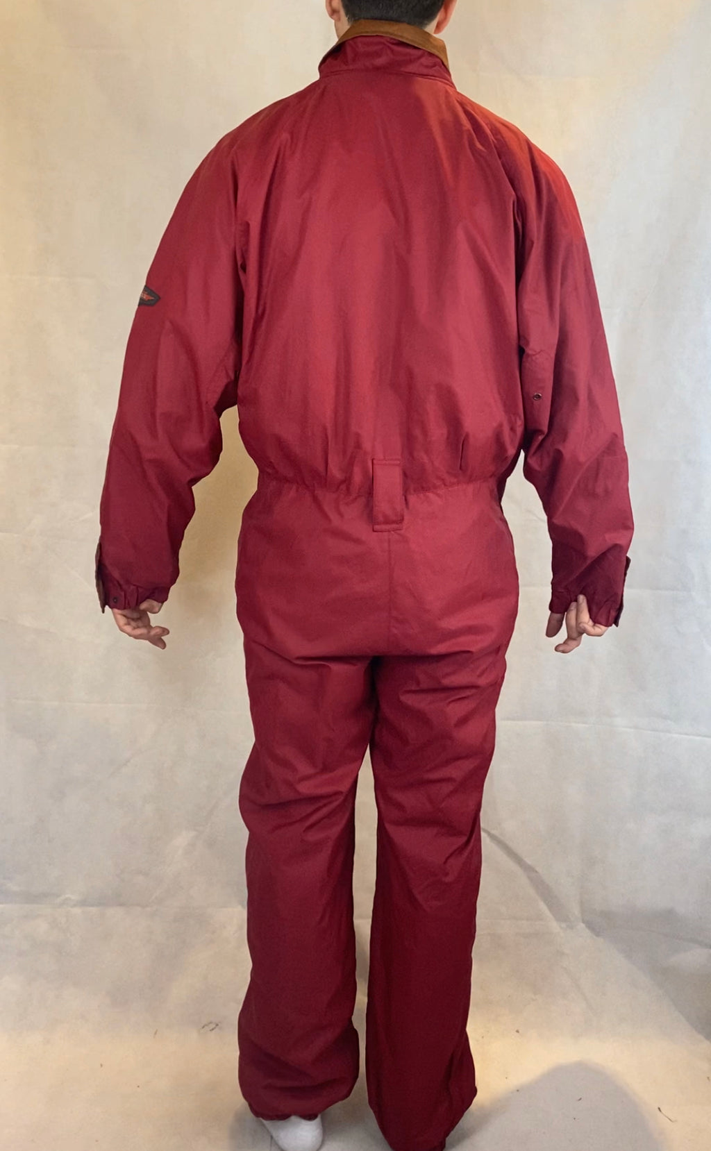 Vintage Skioverall von db in rot in L/XL