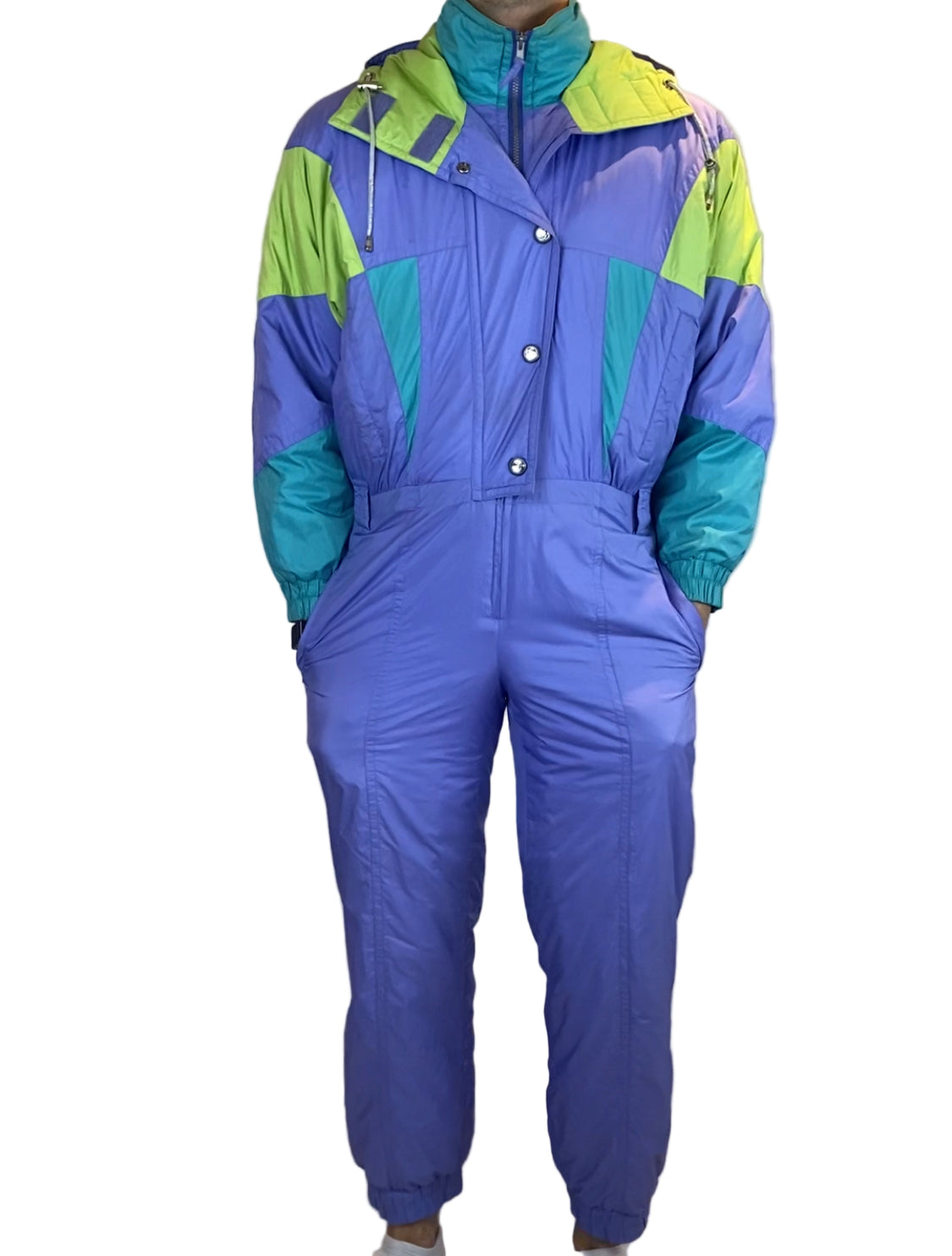 Vintage Skioverall von COLMAR in blau in M in size 44