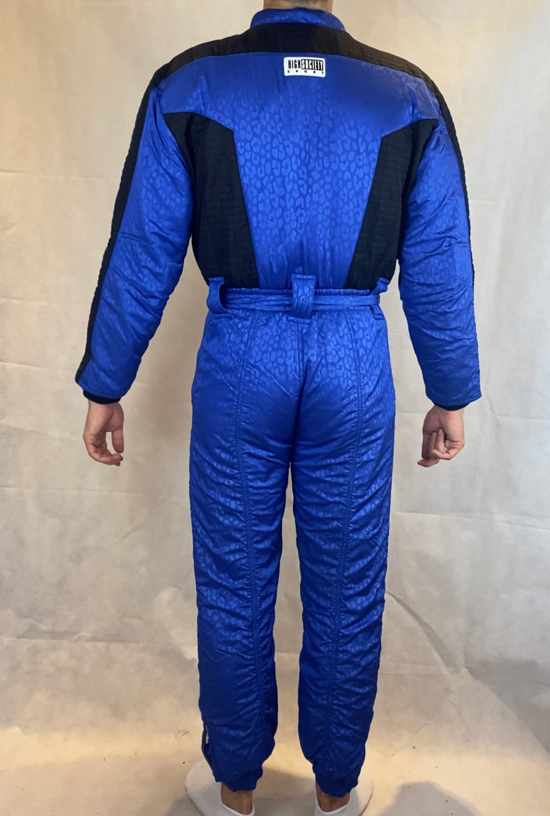 Vintage Skioverall von High Society in blau in M