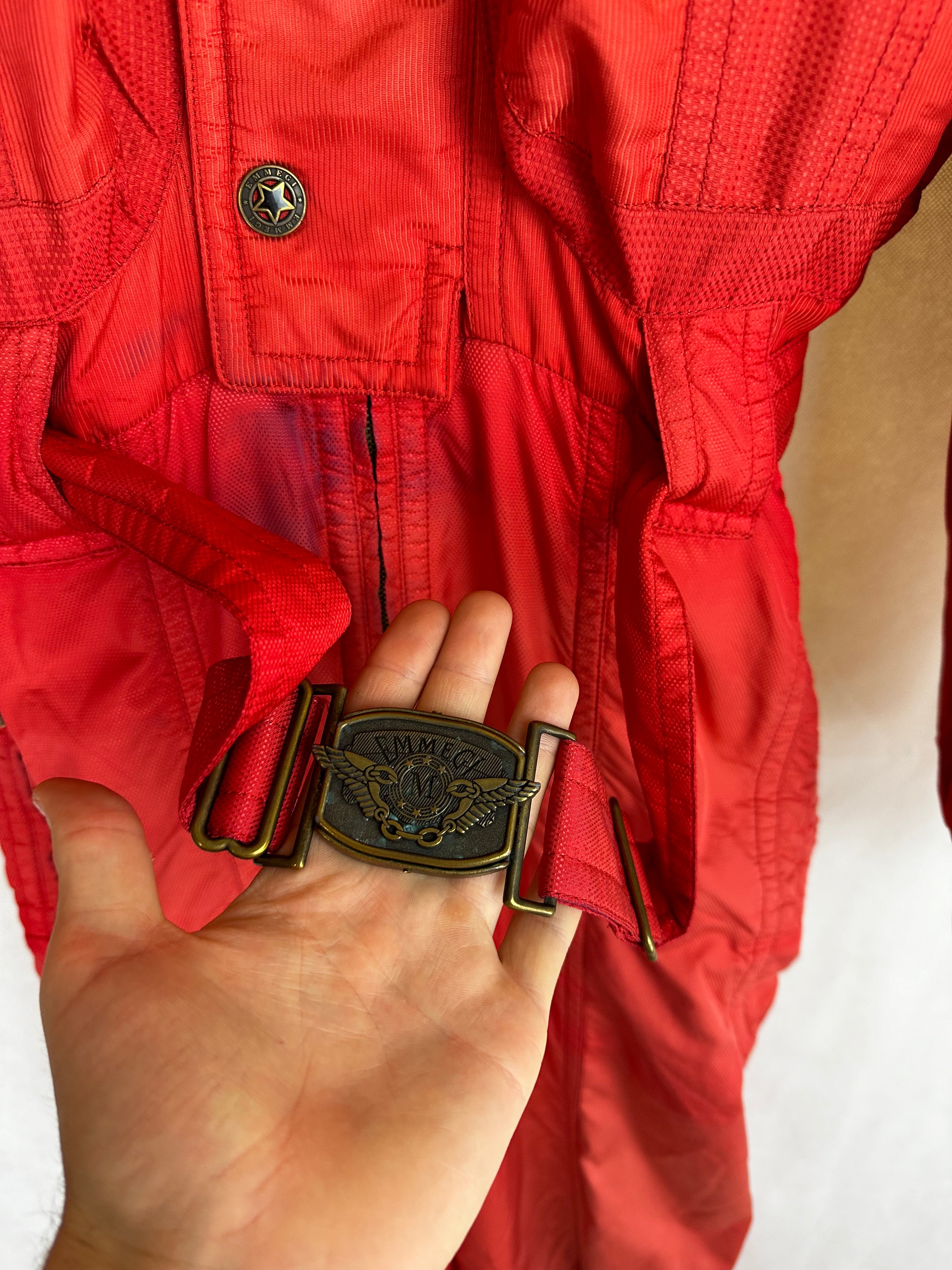 Vintage Skioverall von EMMA in Rot in L/XL