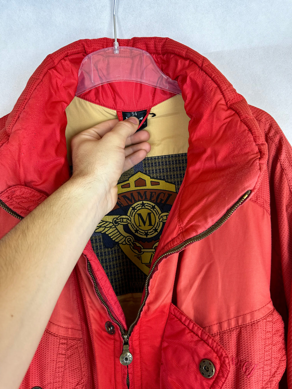 Vintage Skioverall von EMMA in Rot in L/XL