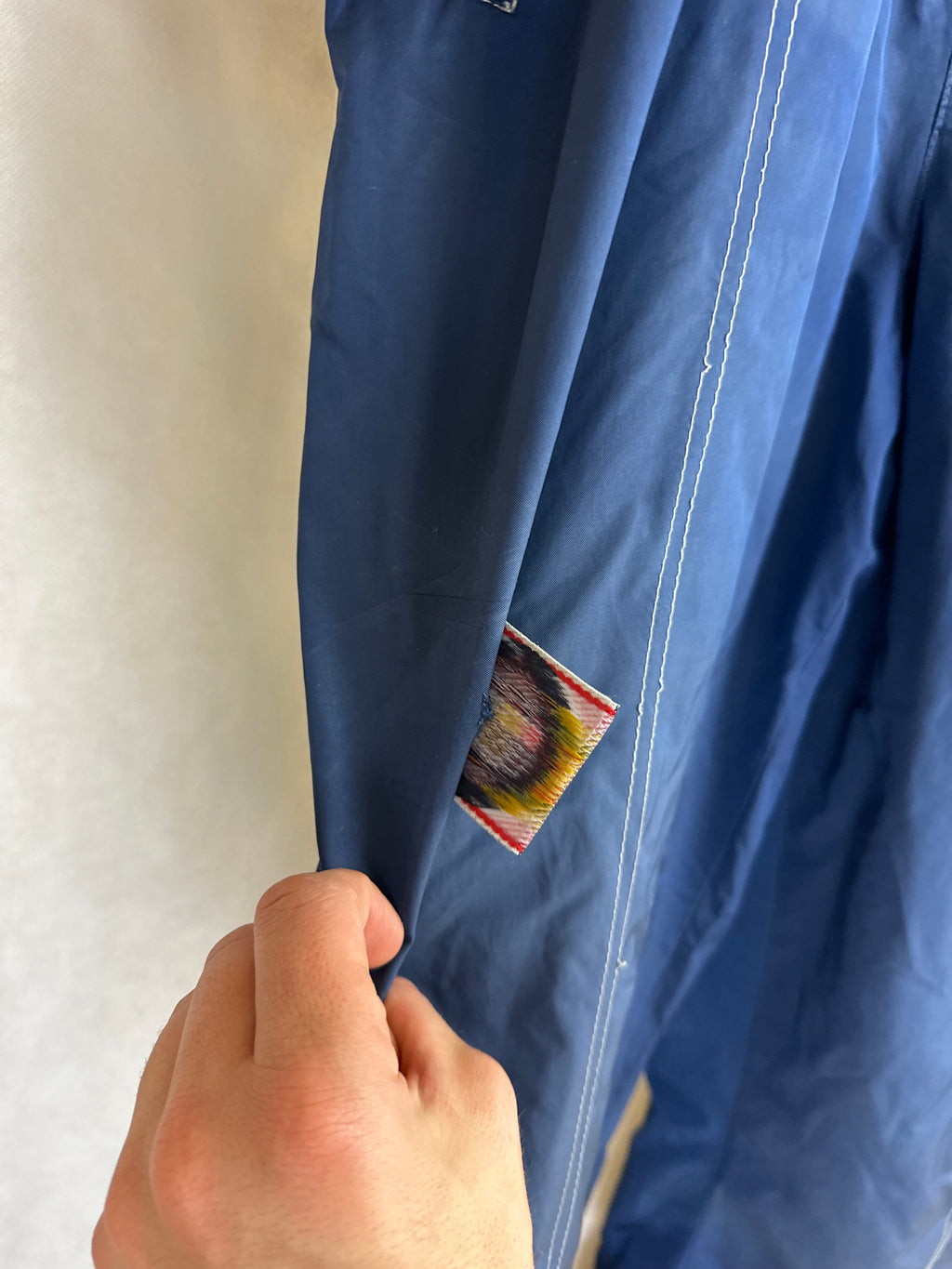 Vintage Skioverall in blau in L/XL