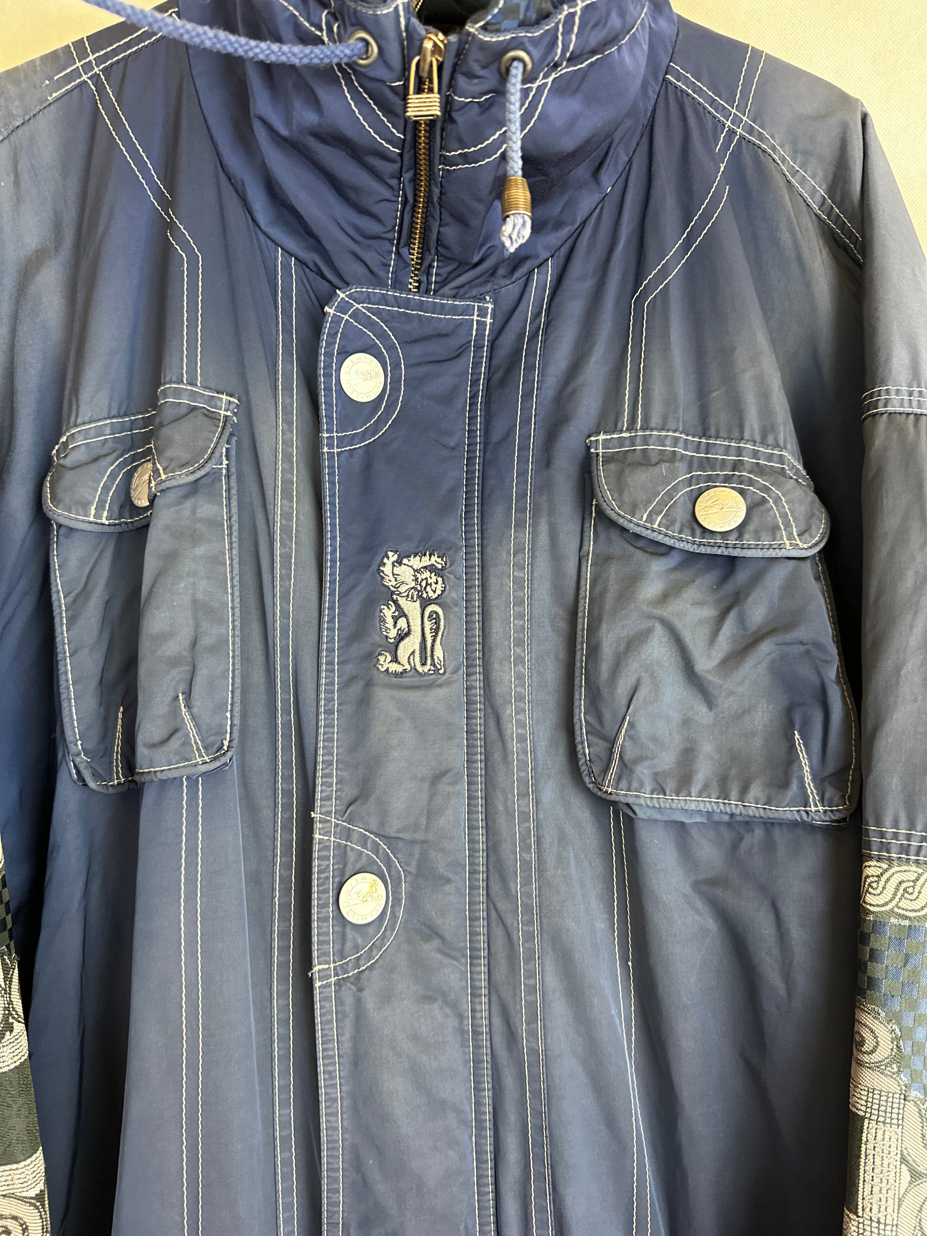 Vintage Skioverall in blau in L/XL