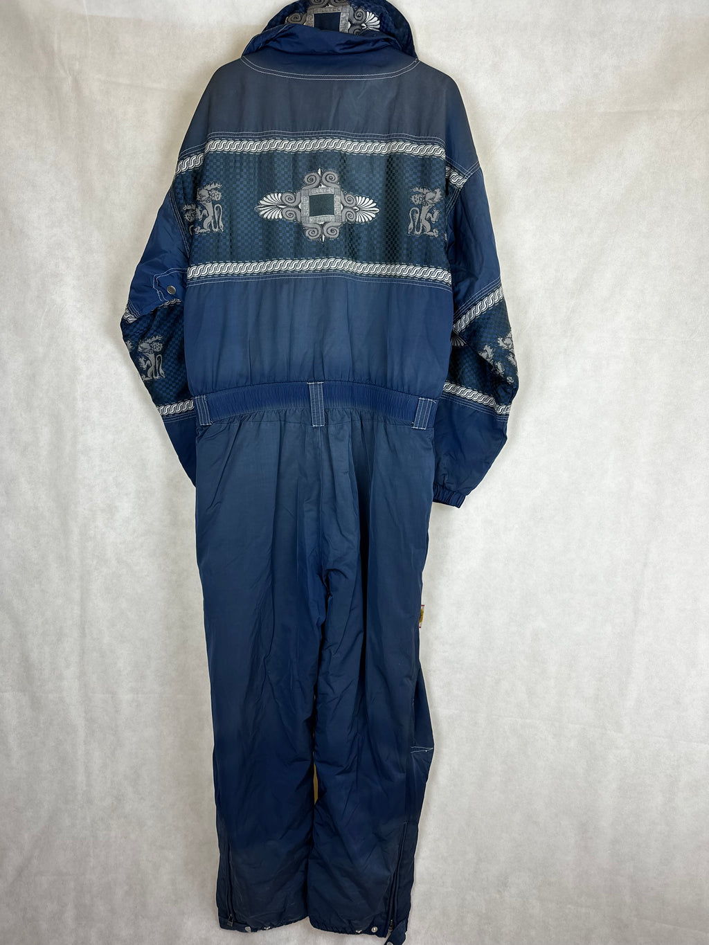 Vintage Skioverall in blau in L/XL