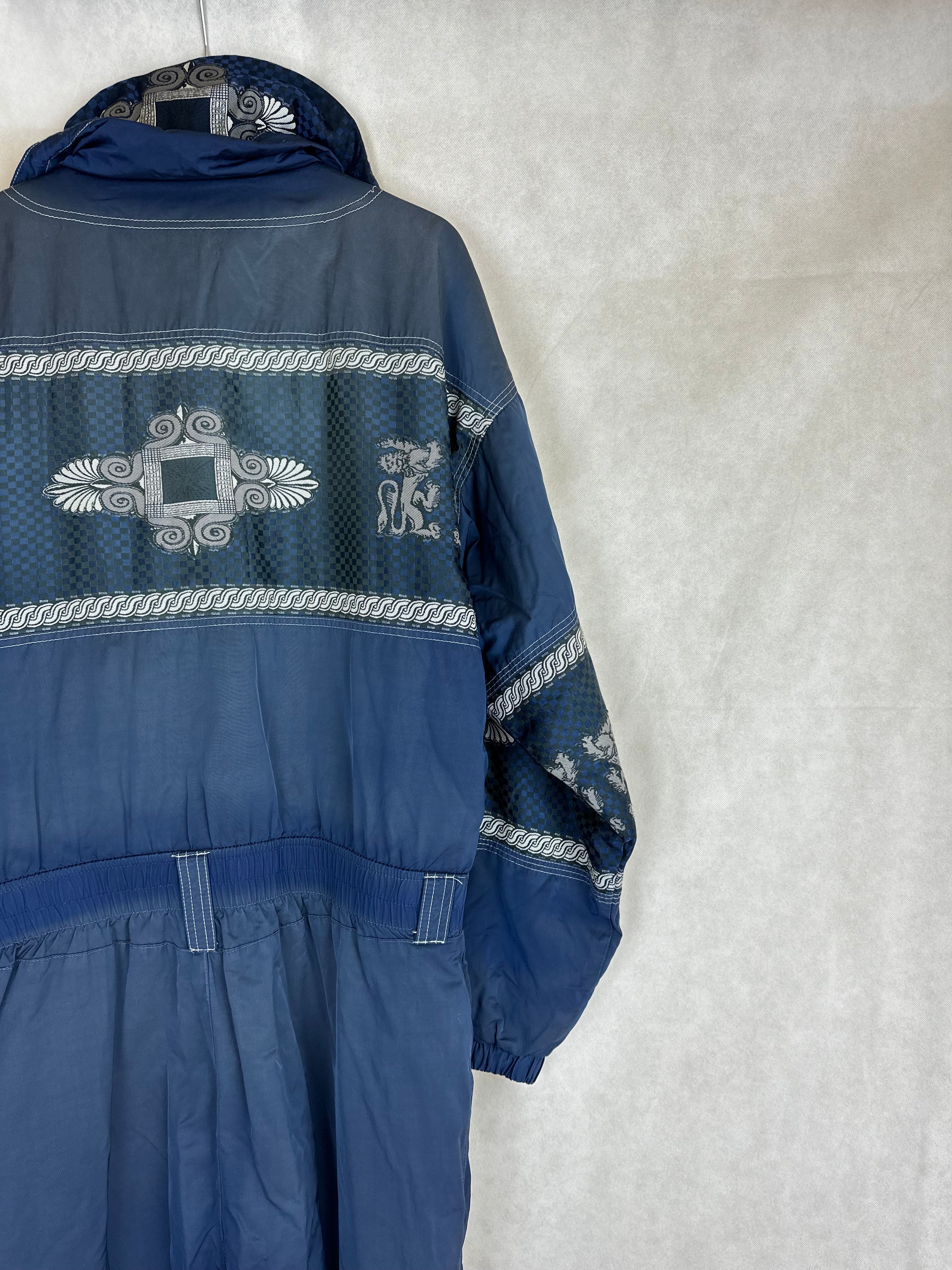 Vintage Skioverall in blau in L/XL