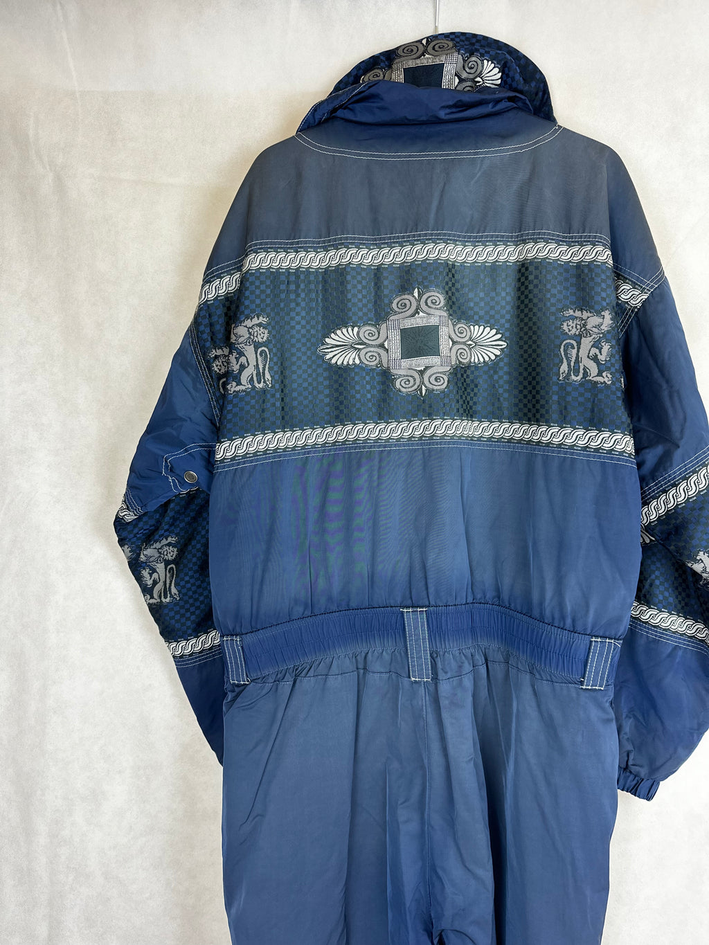 Vintage Skioverall in blau in L/XL