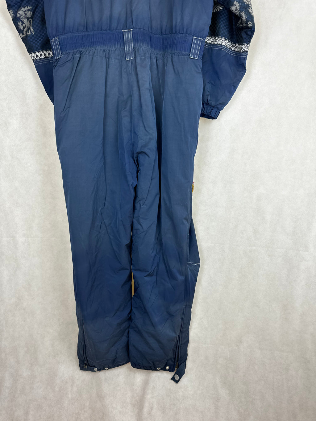 Vintage Skioverall in blau in L/XL