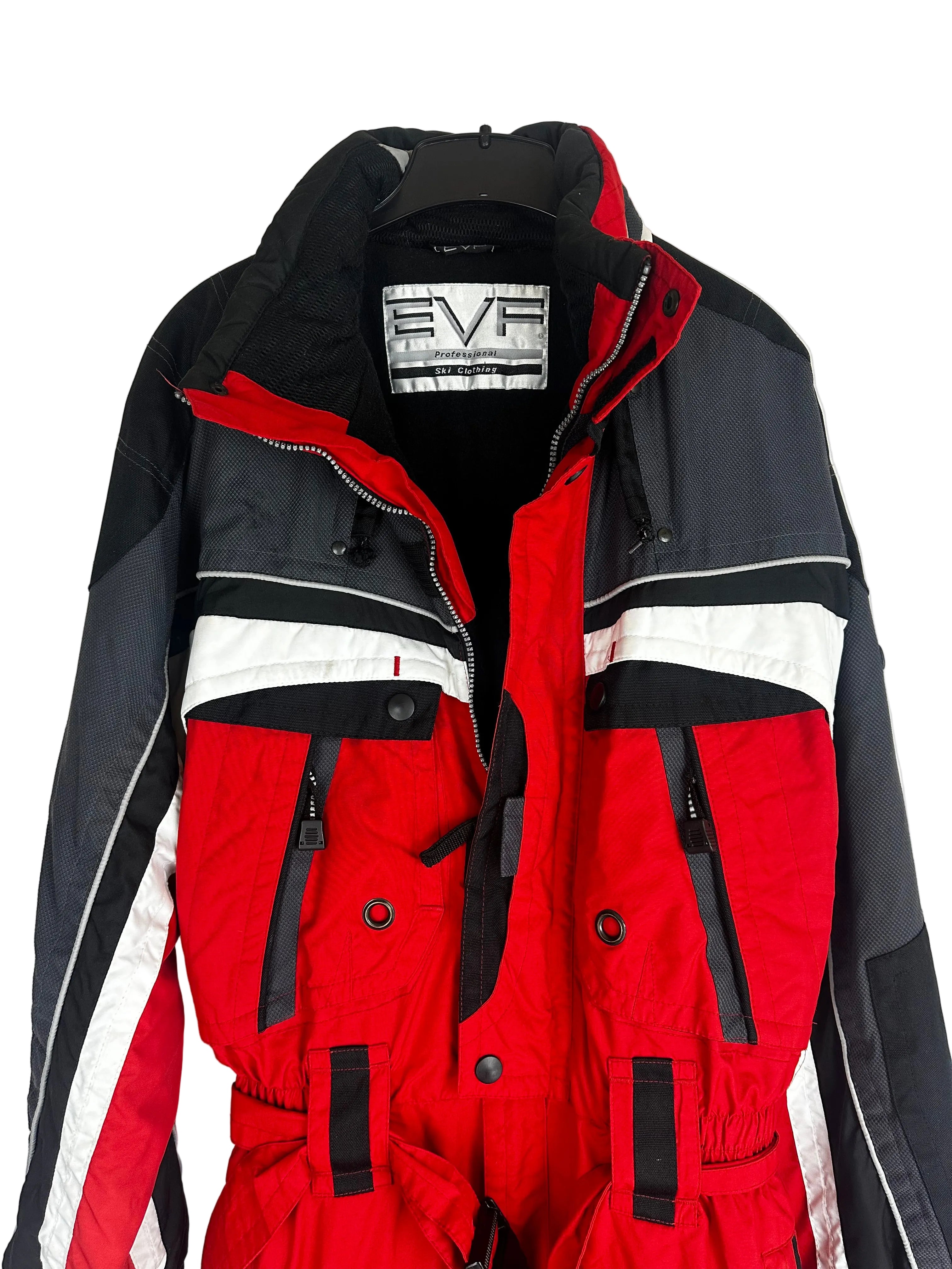 Vintage Skioverall in rot in L/XL