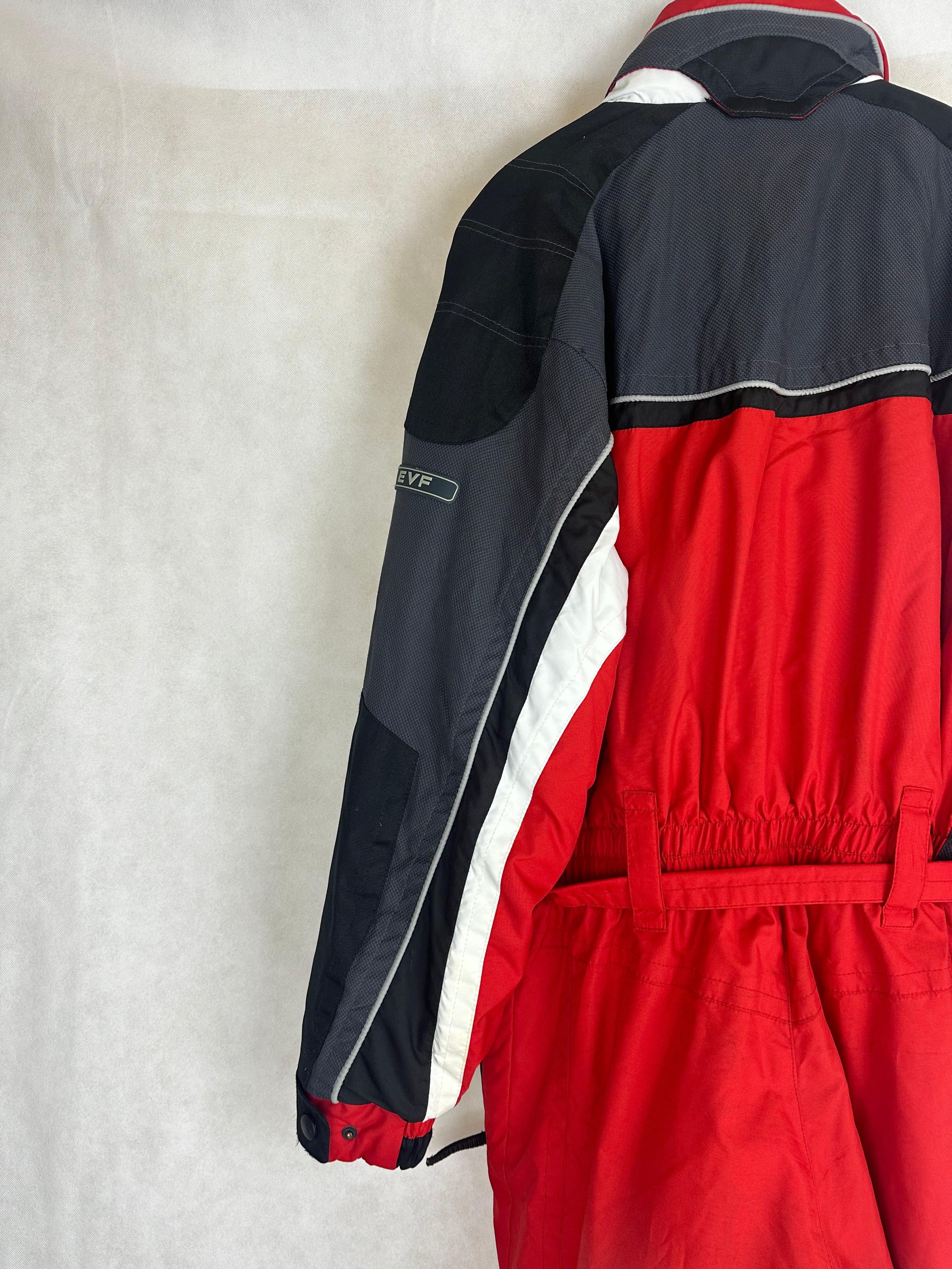 Vintage Skioverall in rot in L/XL