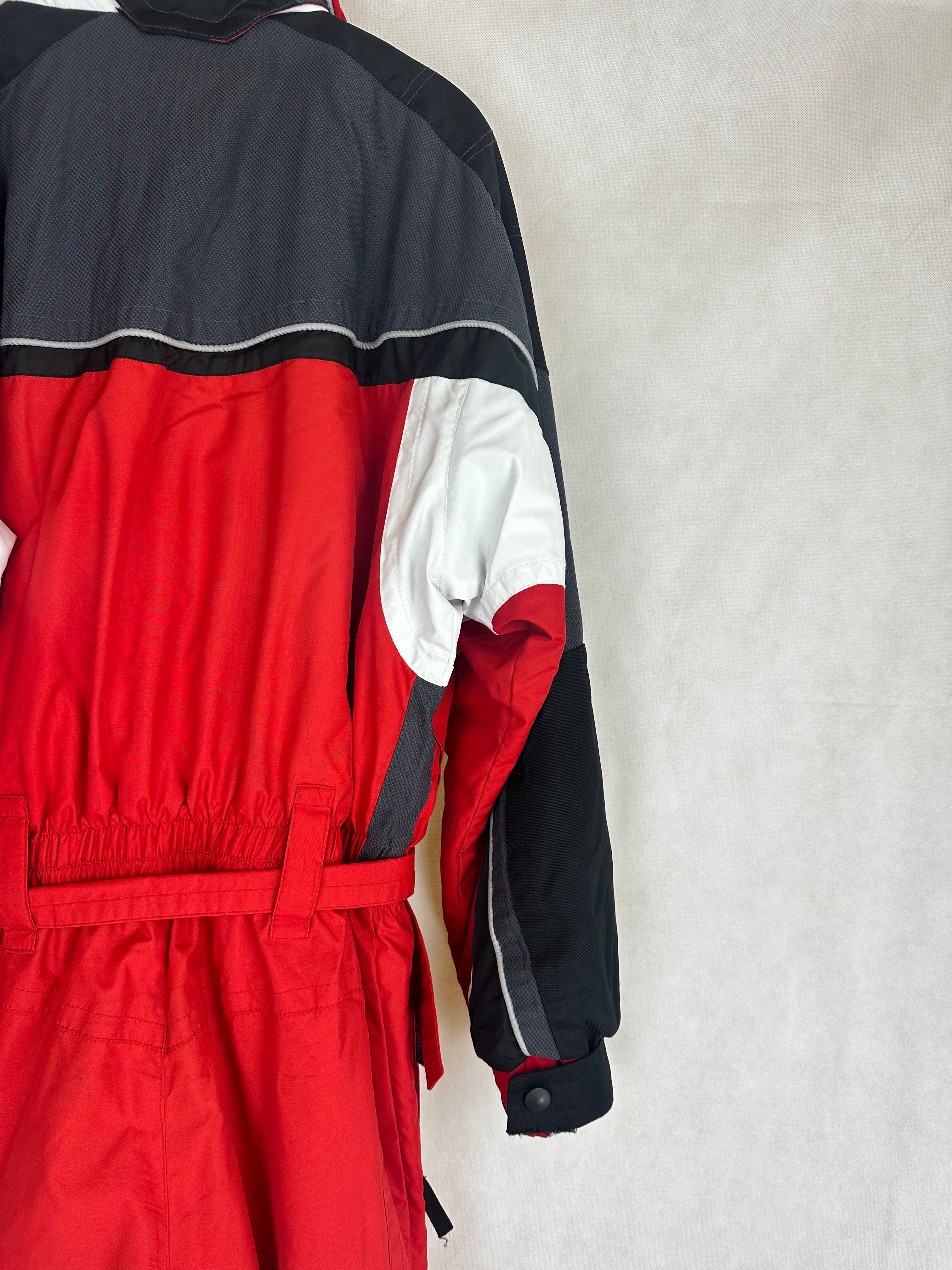 Vintage Skioverall in rot in L/XL