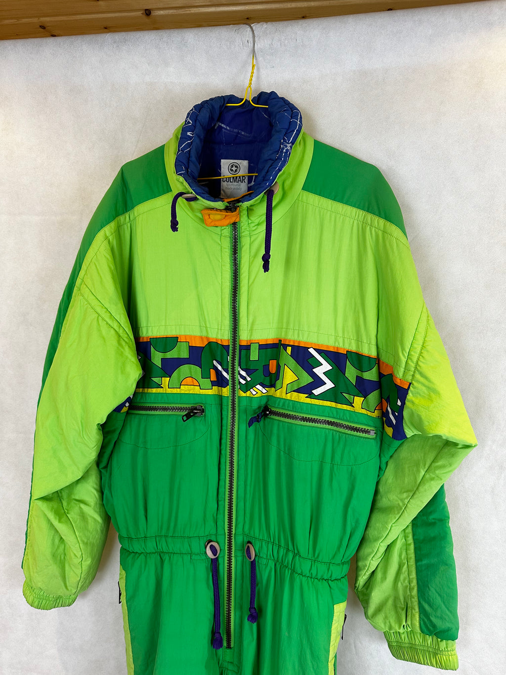 Vintage Skioveral von COLMARl in grün in L