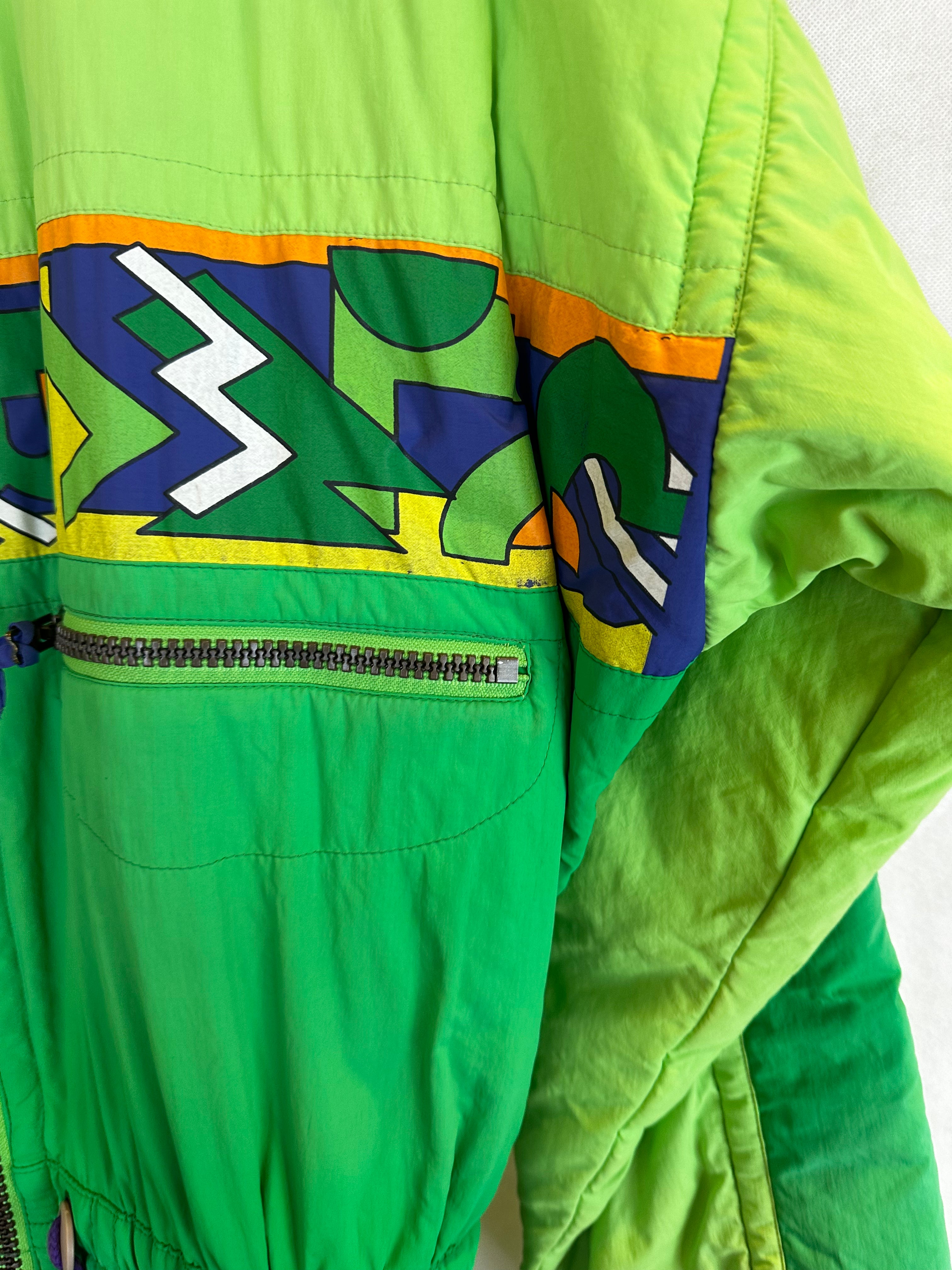 Vintage Skioveral von COLMARl in grün in L