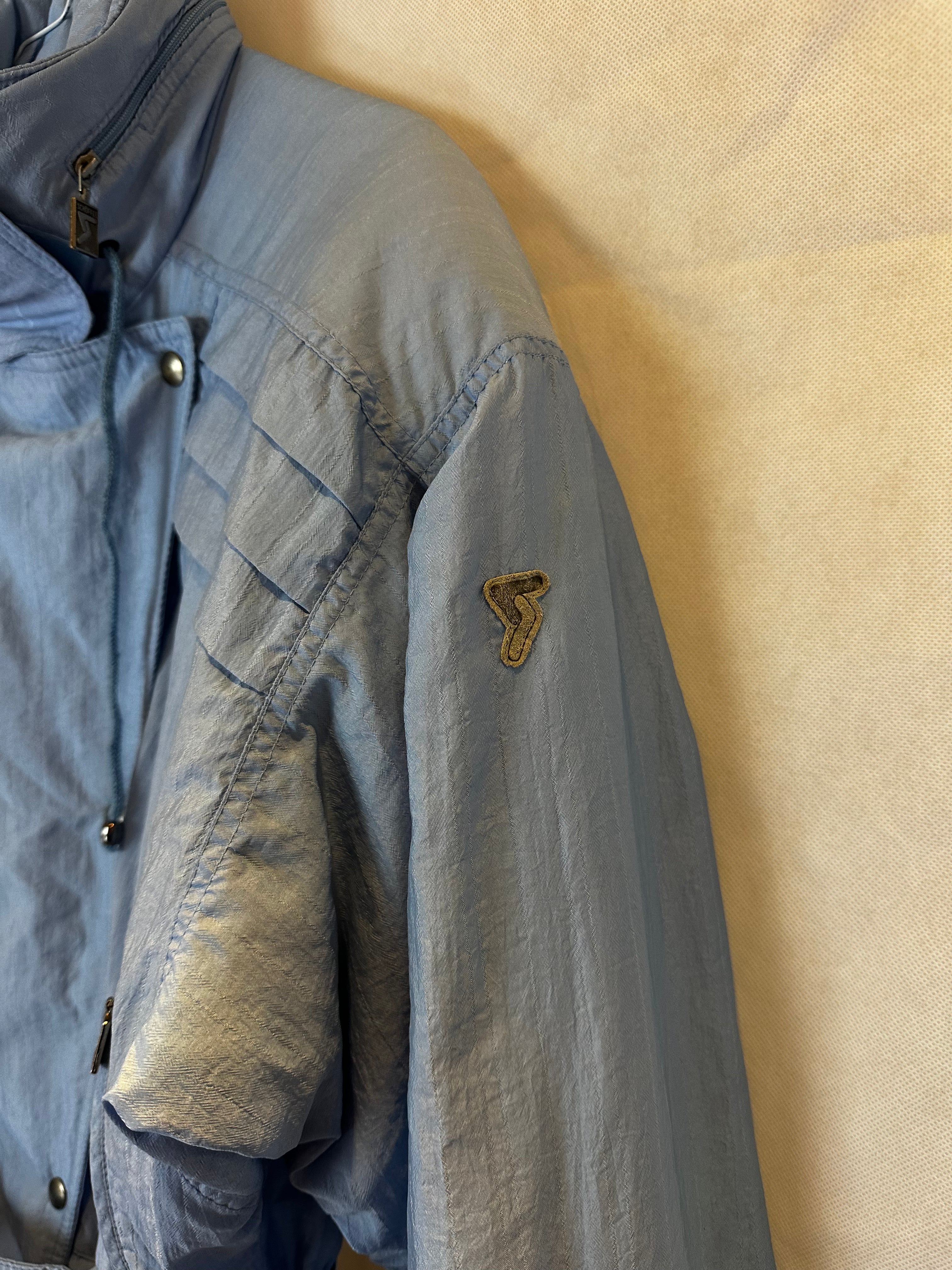 Vintage Skioverall in hellblau von Schöffel in S/M