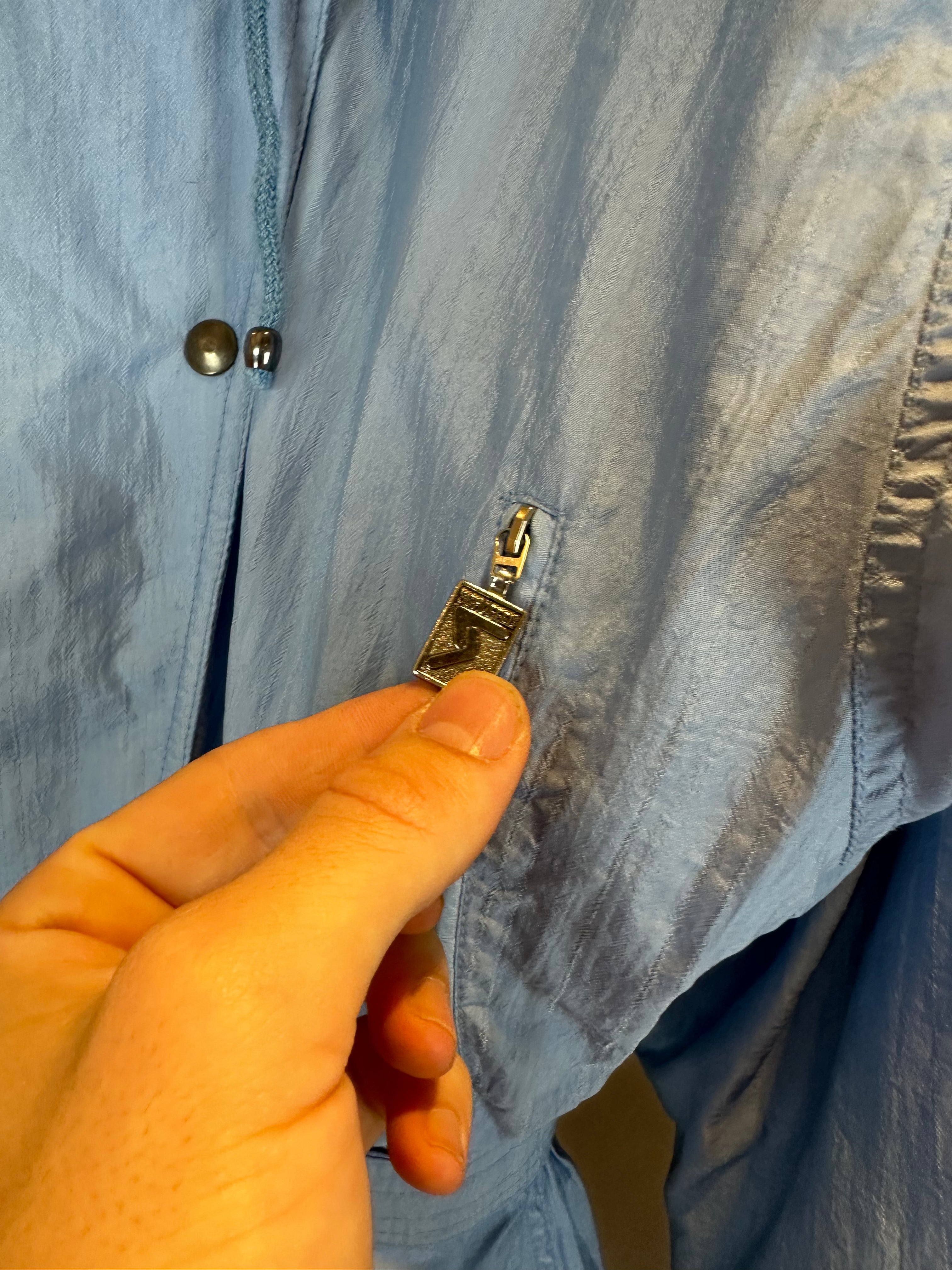 Vintage Skioverall in hellblau von Schöffel in S/M