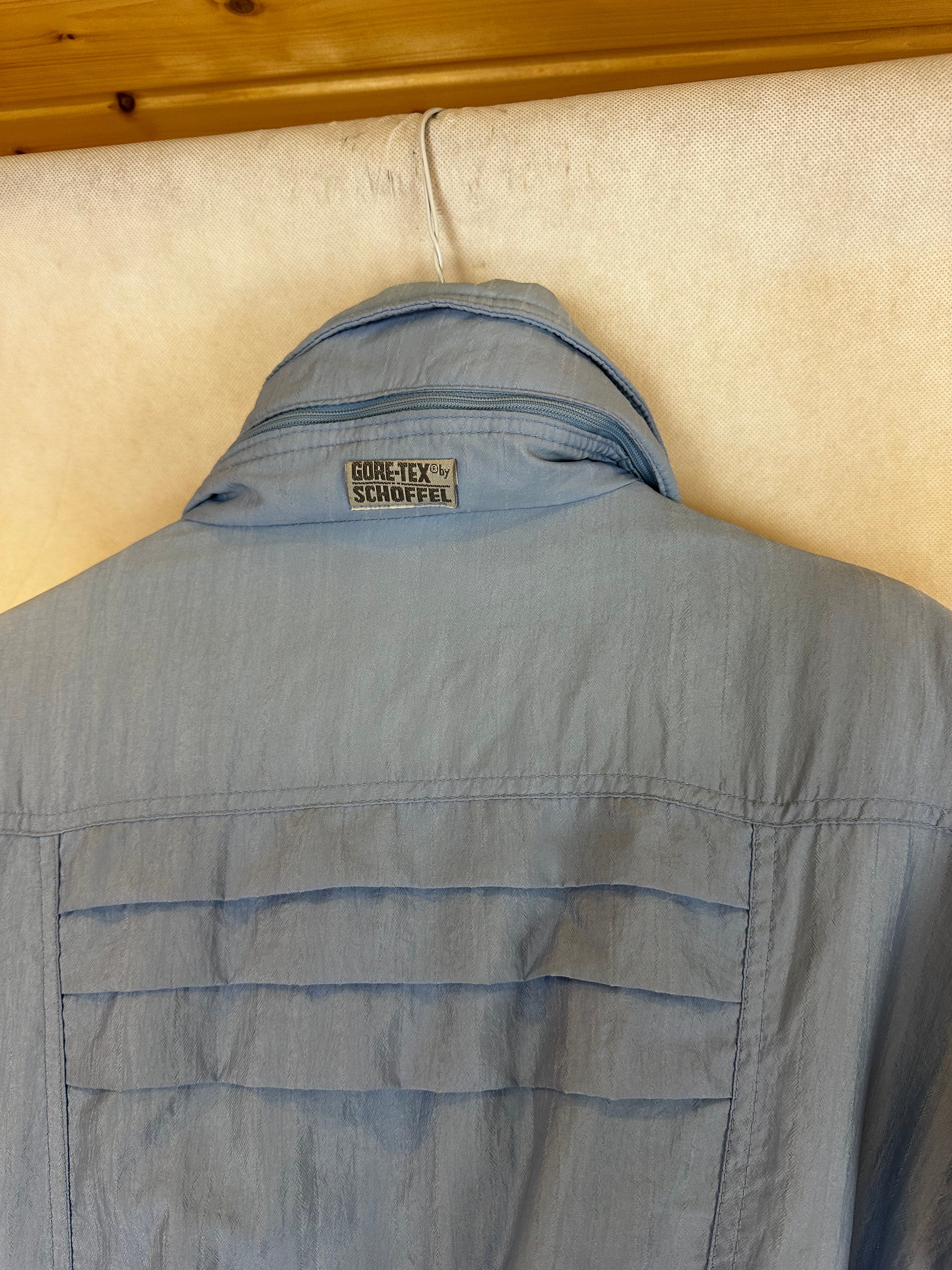 Vintage Skioverall in hellblau von Schöffel in S/M