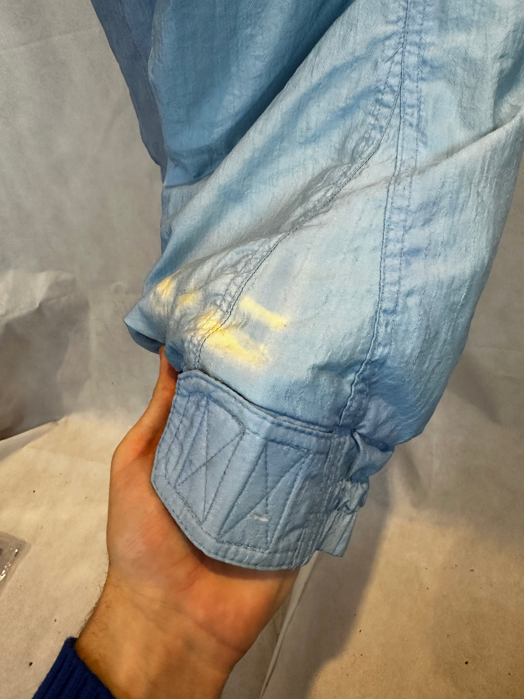 Vintage Skioverall in hellblau von Schöffel in S/M