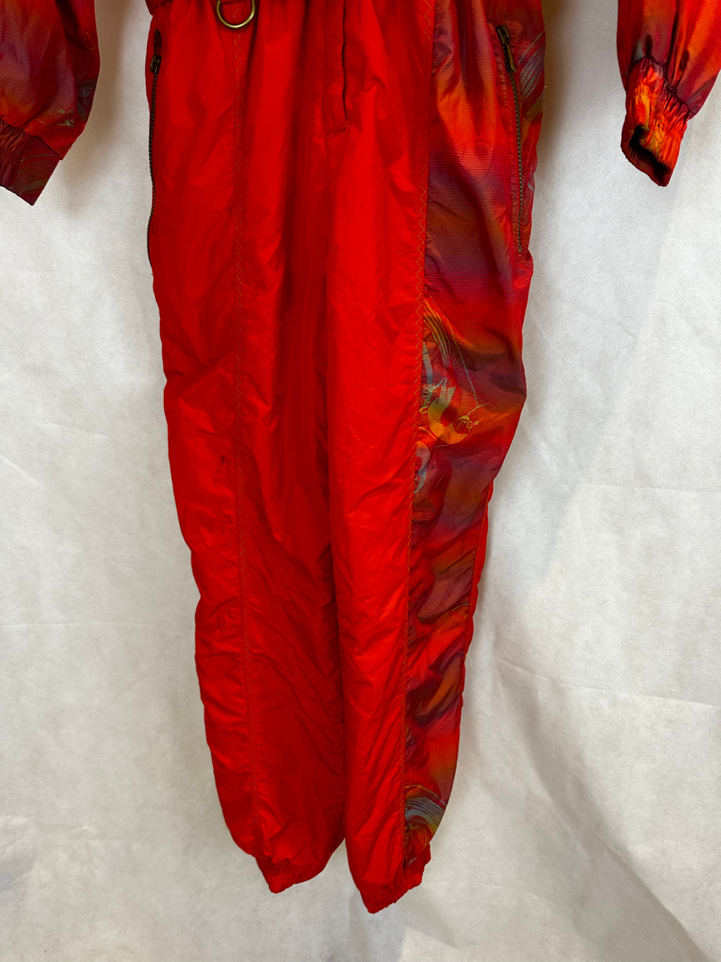 Vintage Skioverall von Silvy in rot/fade M in SIZE 46