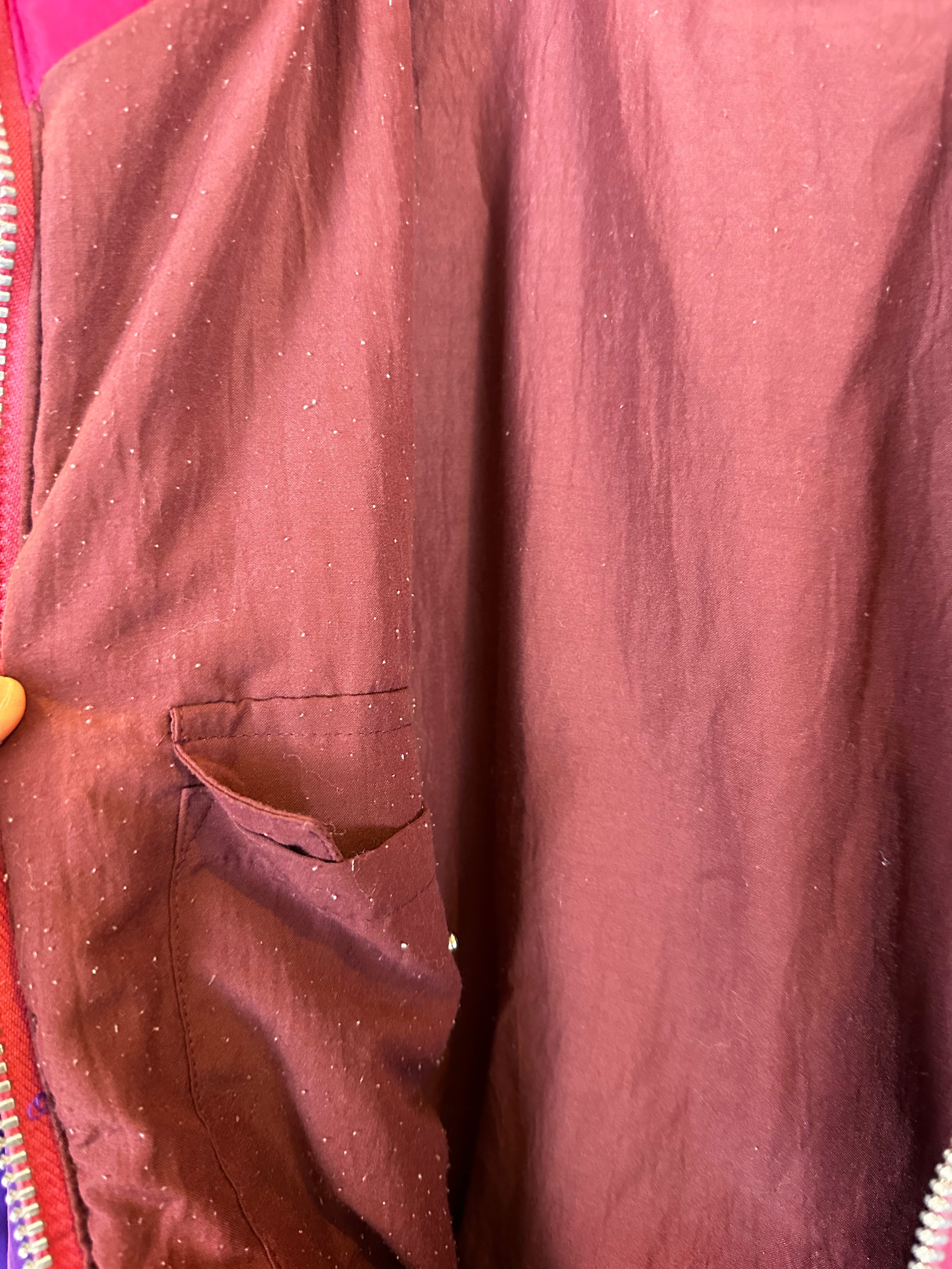 Vintage Skioverall von Bogner in lila in S/M