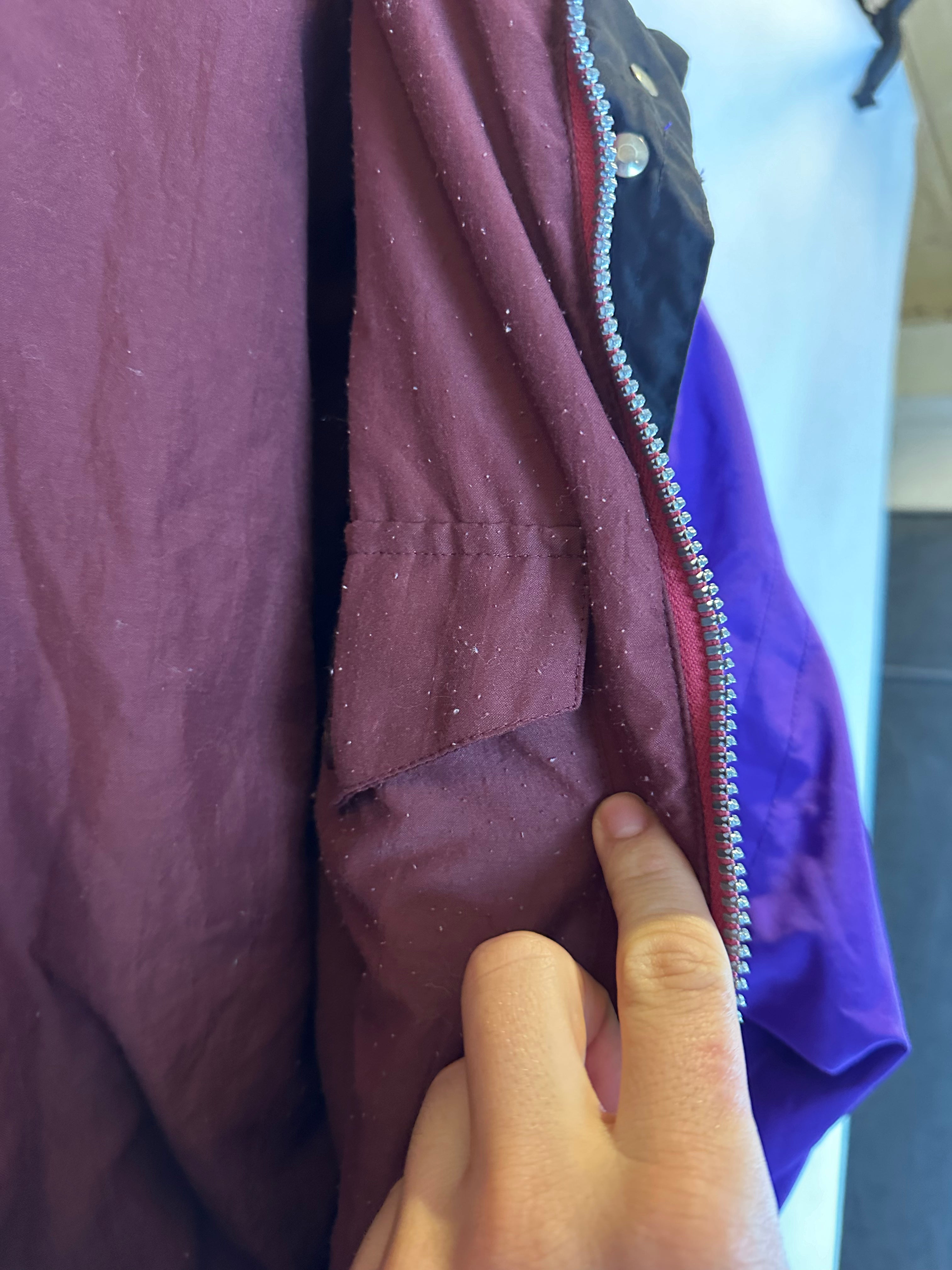 Vintage Skioverall von Bogner in lila in S/M