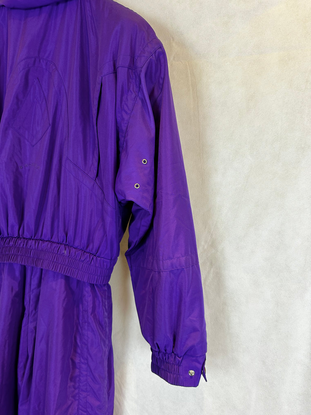 Vintage Skioverall von Bogner in lila in S/M