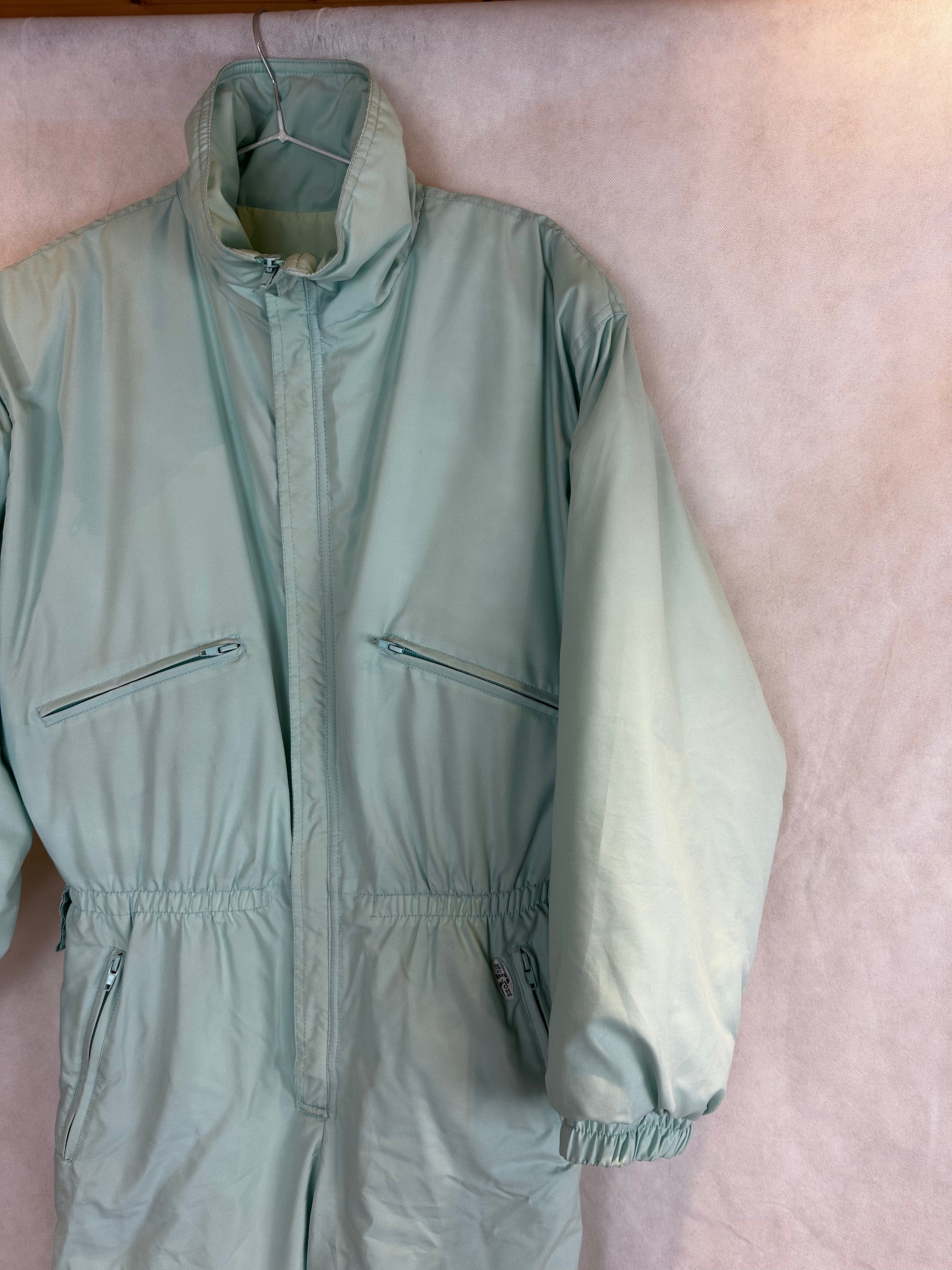 Vintage Skioverall von in turkis in M