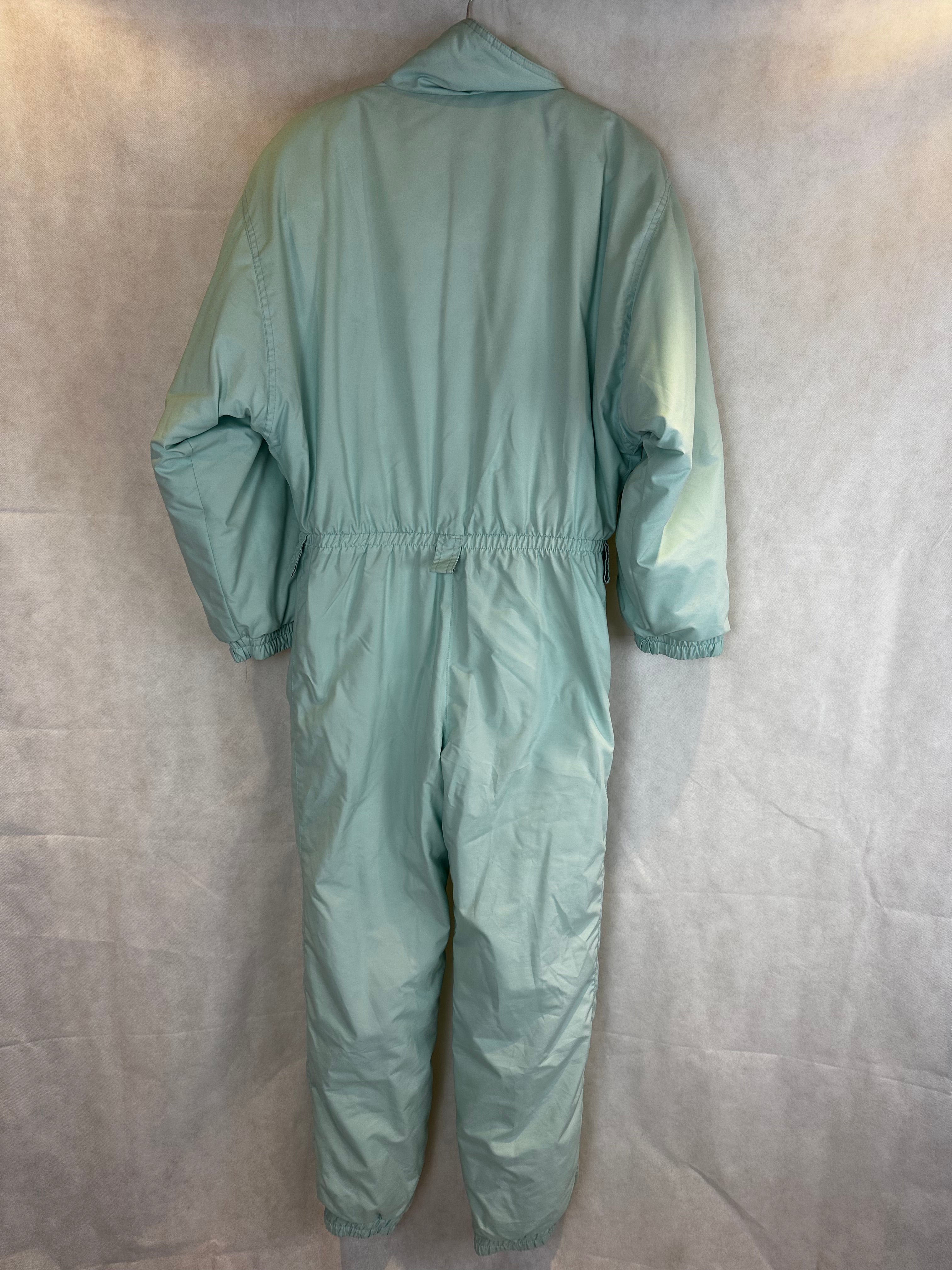 Vintage Skioverall von in turkis in M