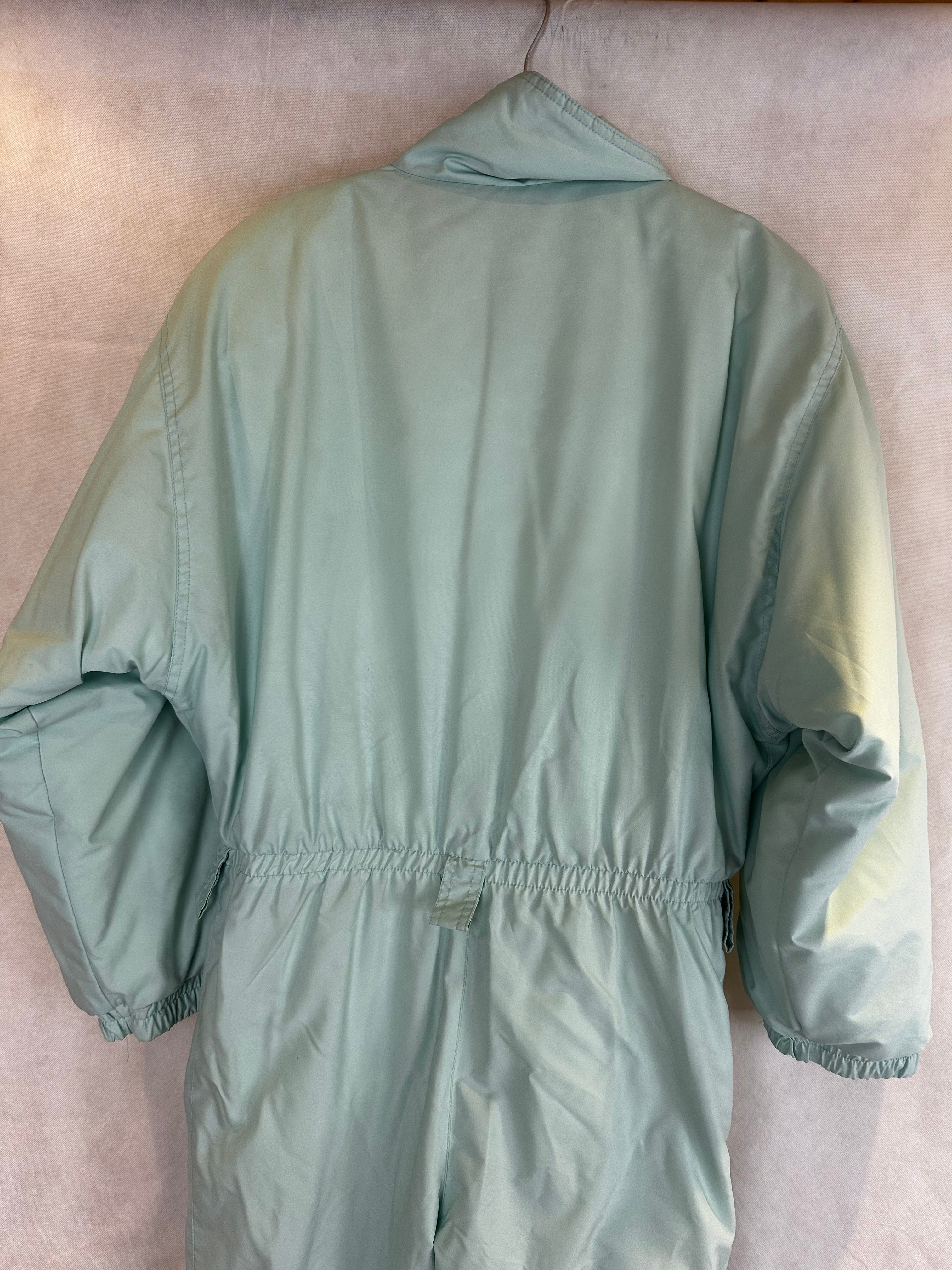 Vintage Skioverall von in turkis in M